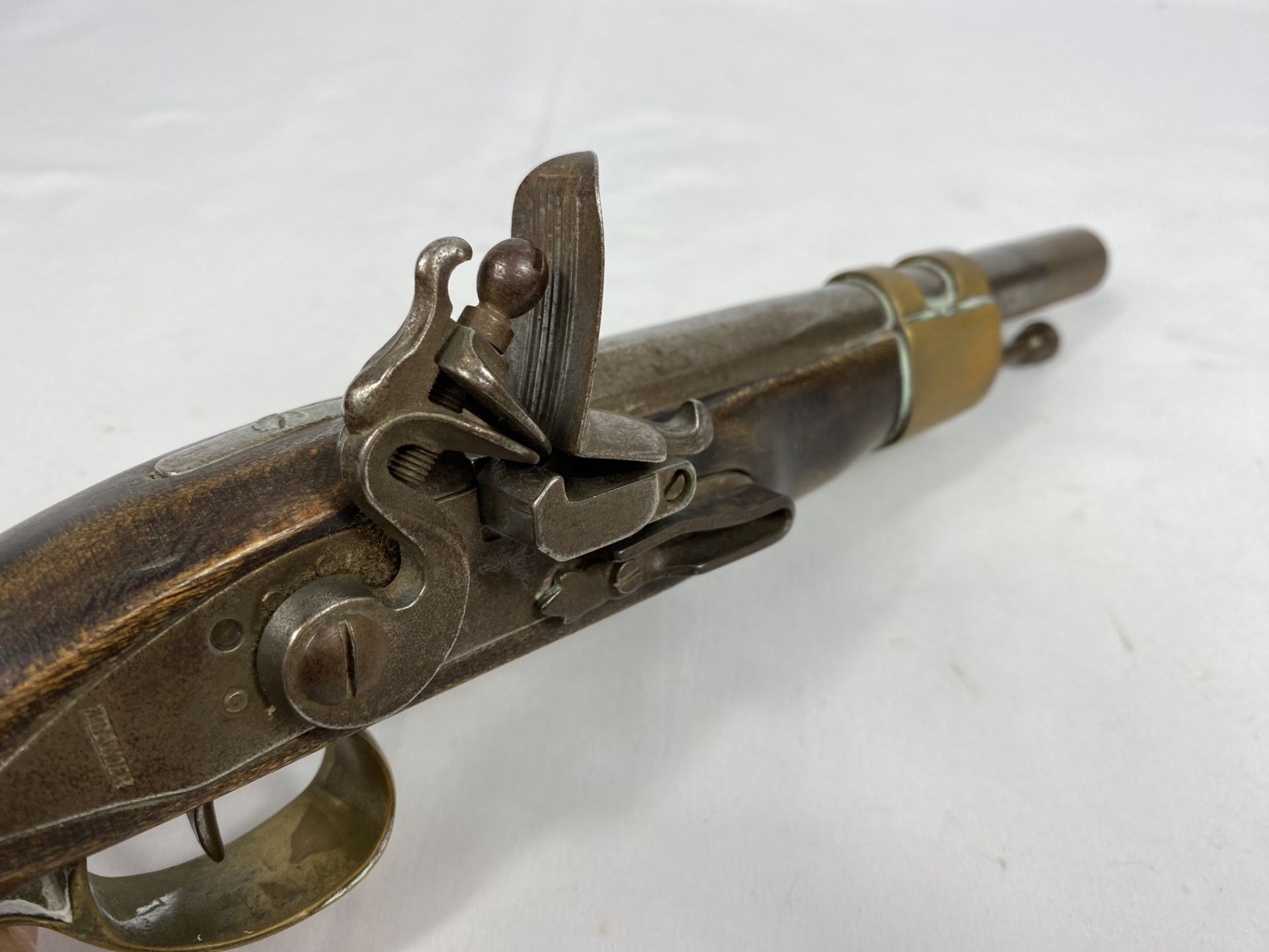 19th century muzzle loading pistol - Image 2 of 8