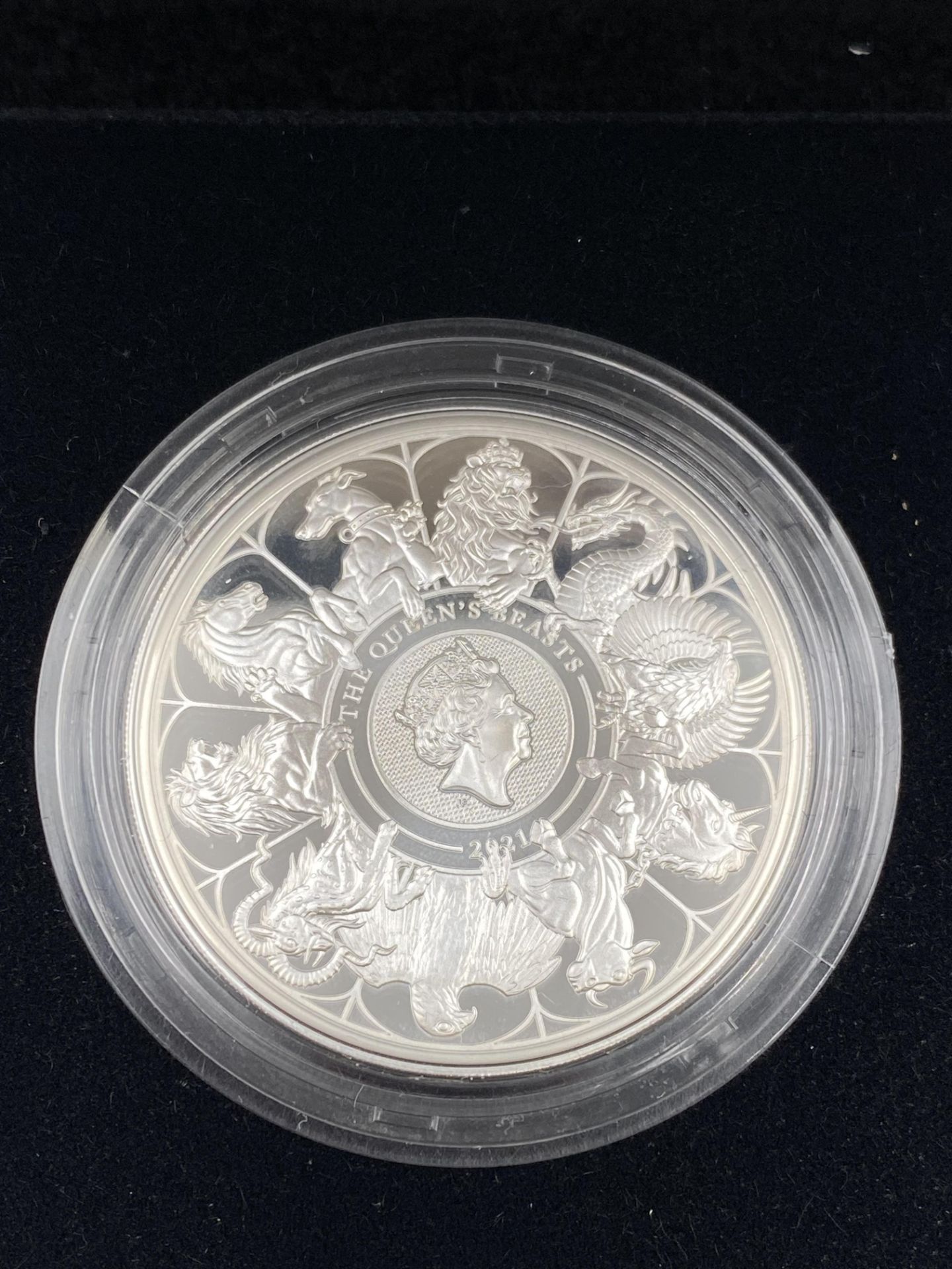 Royal Mint Queen's Beasts 2021 one ounce silver proof coin - Image 3 of 4