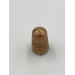 Yellow metal thimble