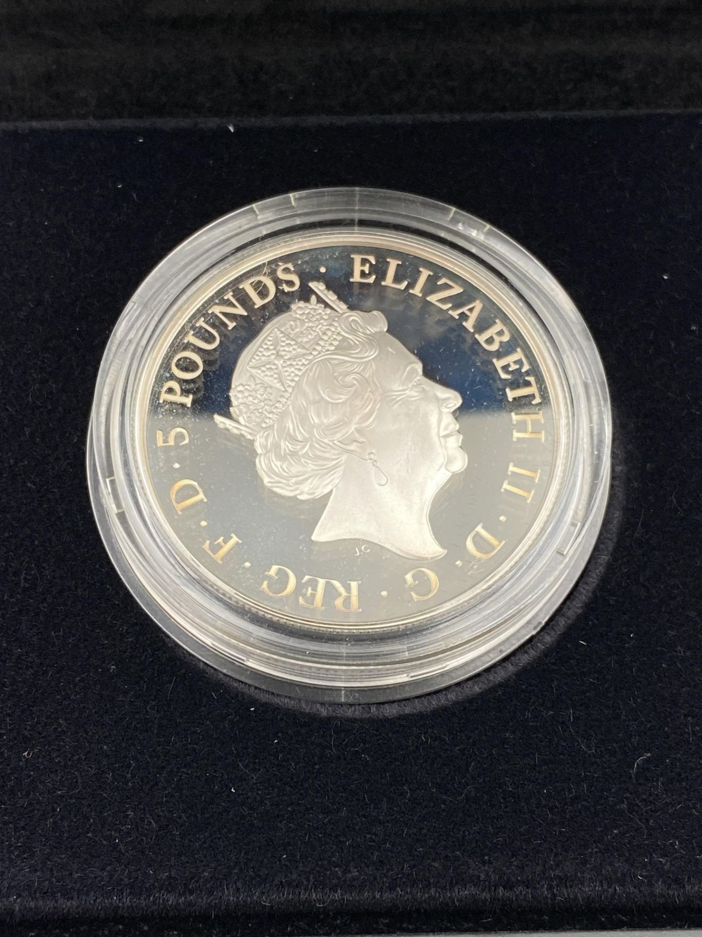 Royal Mint Second Birthday of Prince George 2015 £5 silver proof coin - Image 3 of 4