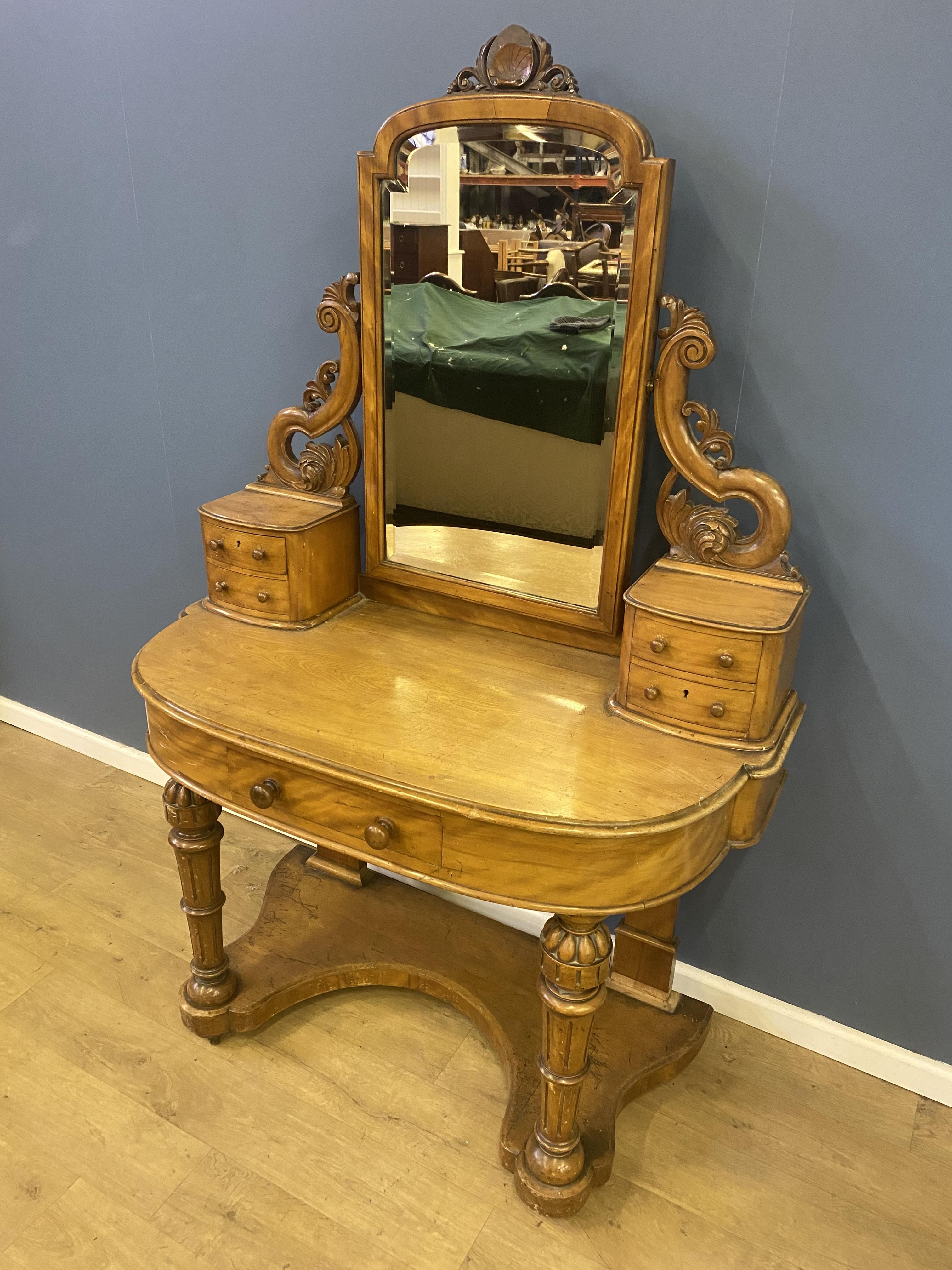 Victorian mahogany dressing table - Image 2 of 5