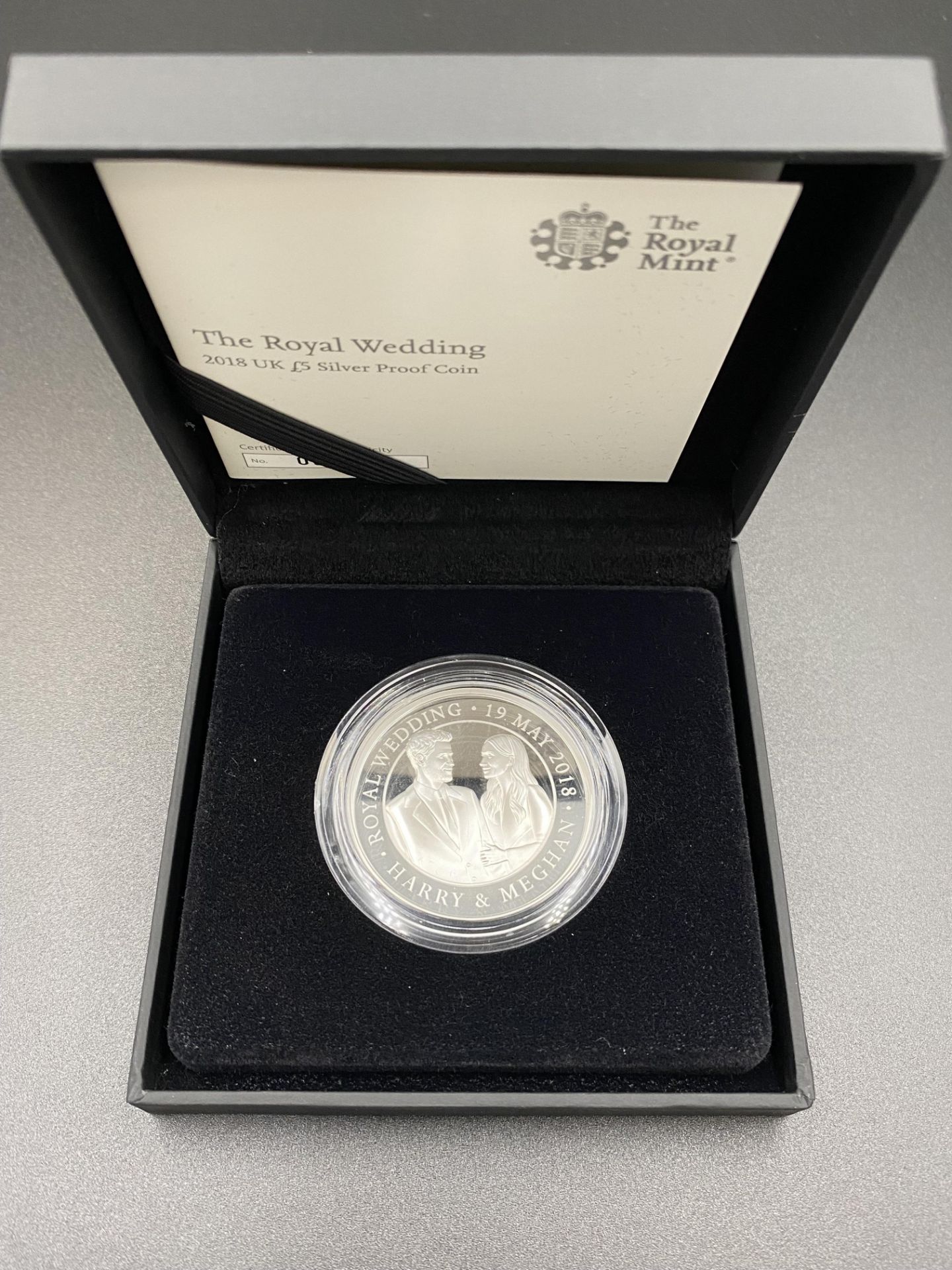 Royal Mint Royal Wedding 2018 £5 silver proof coin