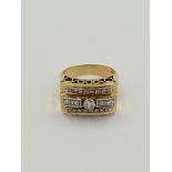 18ct gold and diamond ring