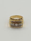 18ct gold and diamond ring