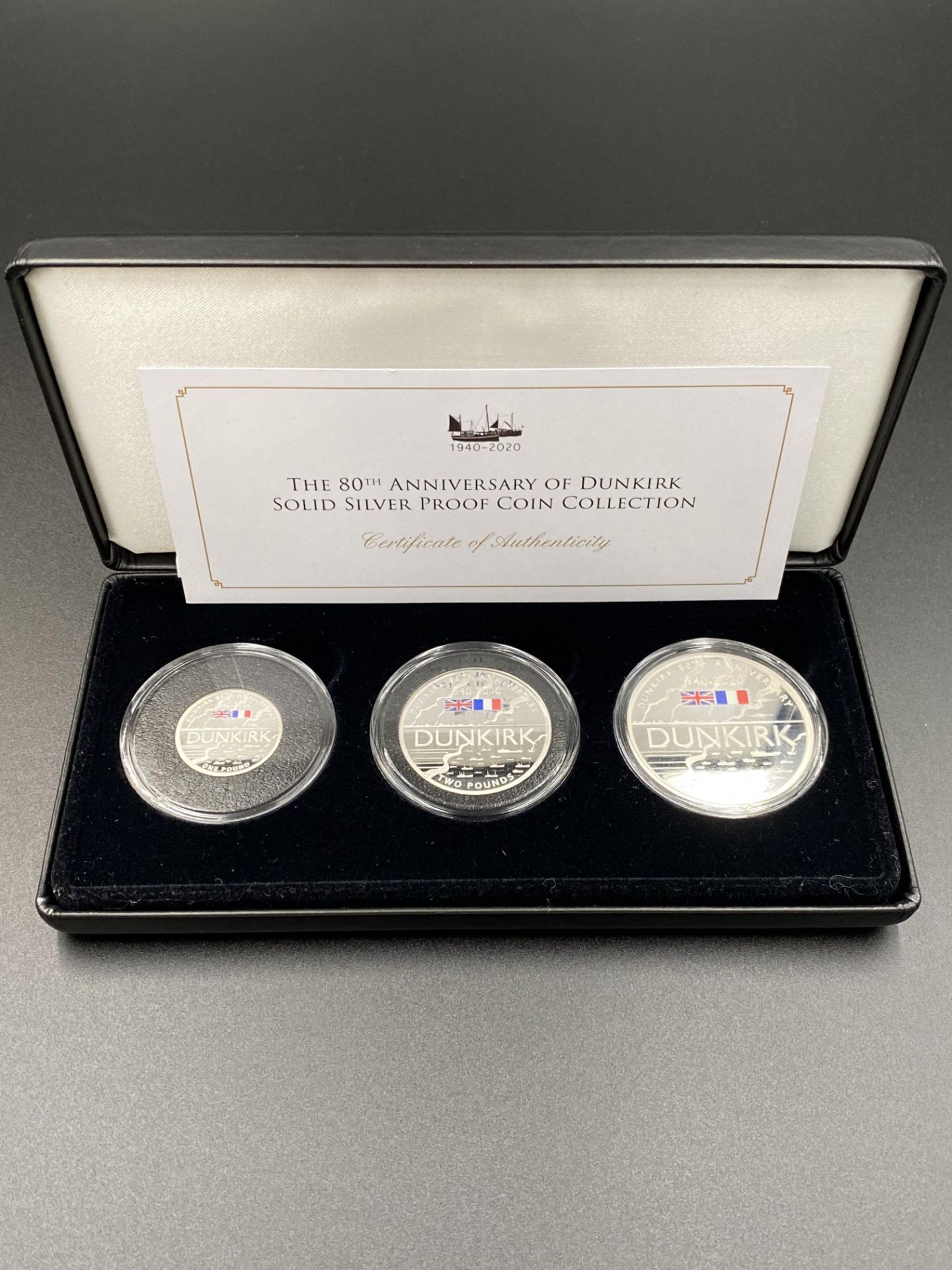 Jubilee mint 80th Anniversary of Dunkirk silver proof coin collection - Image 5 of 5