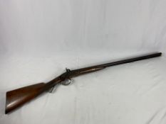 19th century muzzle loading side by side shotgun