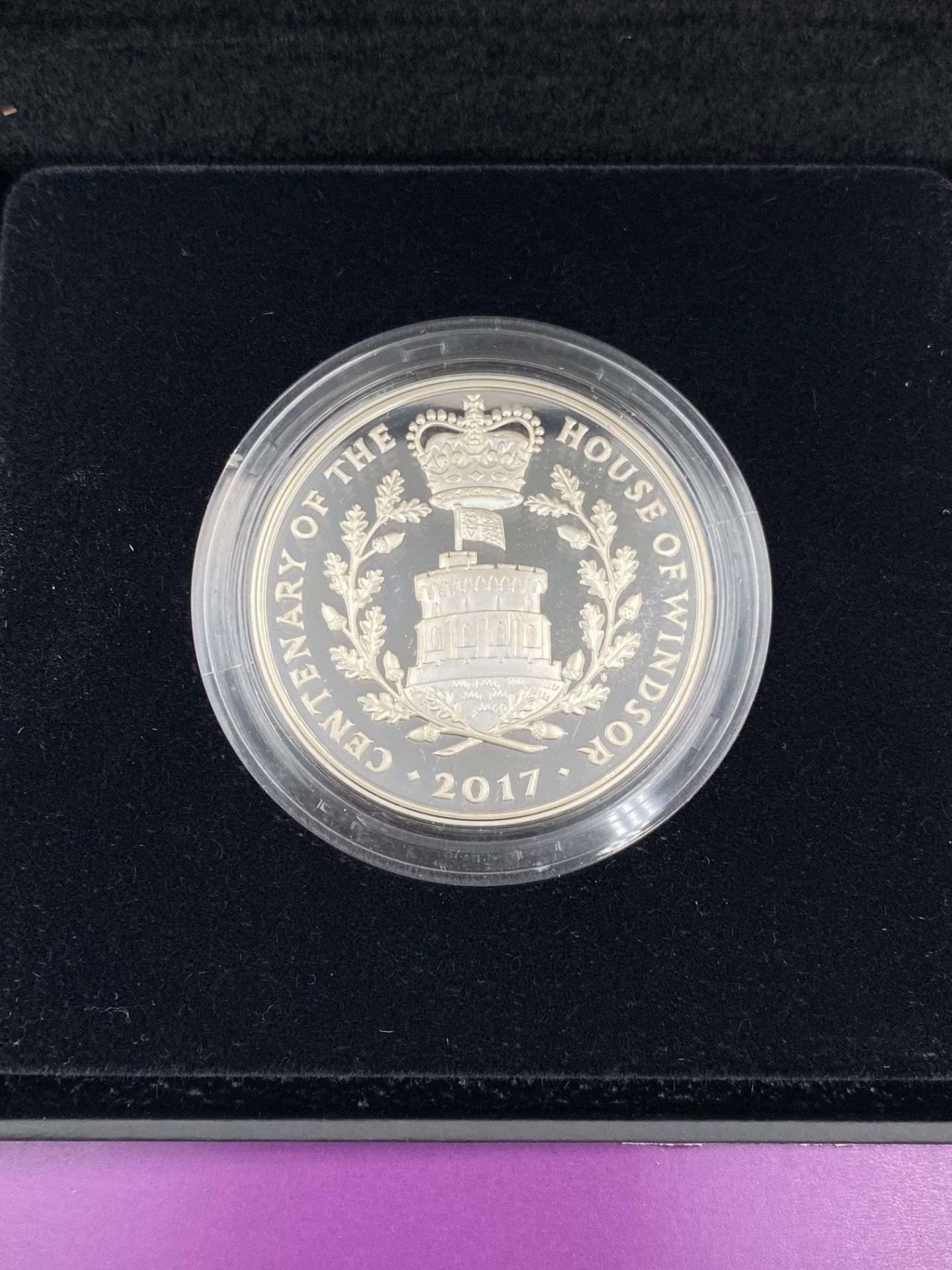 Royal Mint Centenary of the House of Windsor £5 silver proof coin - Image 3 of 4