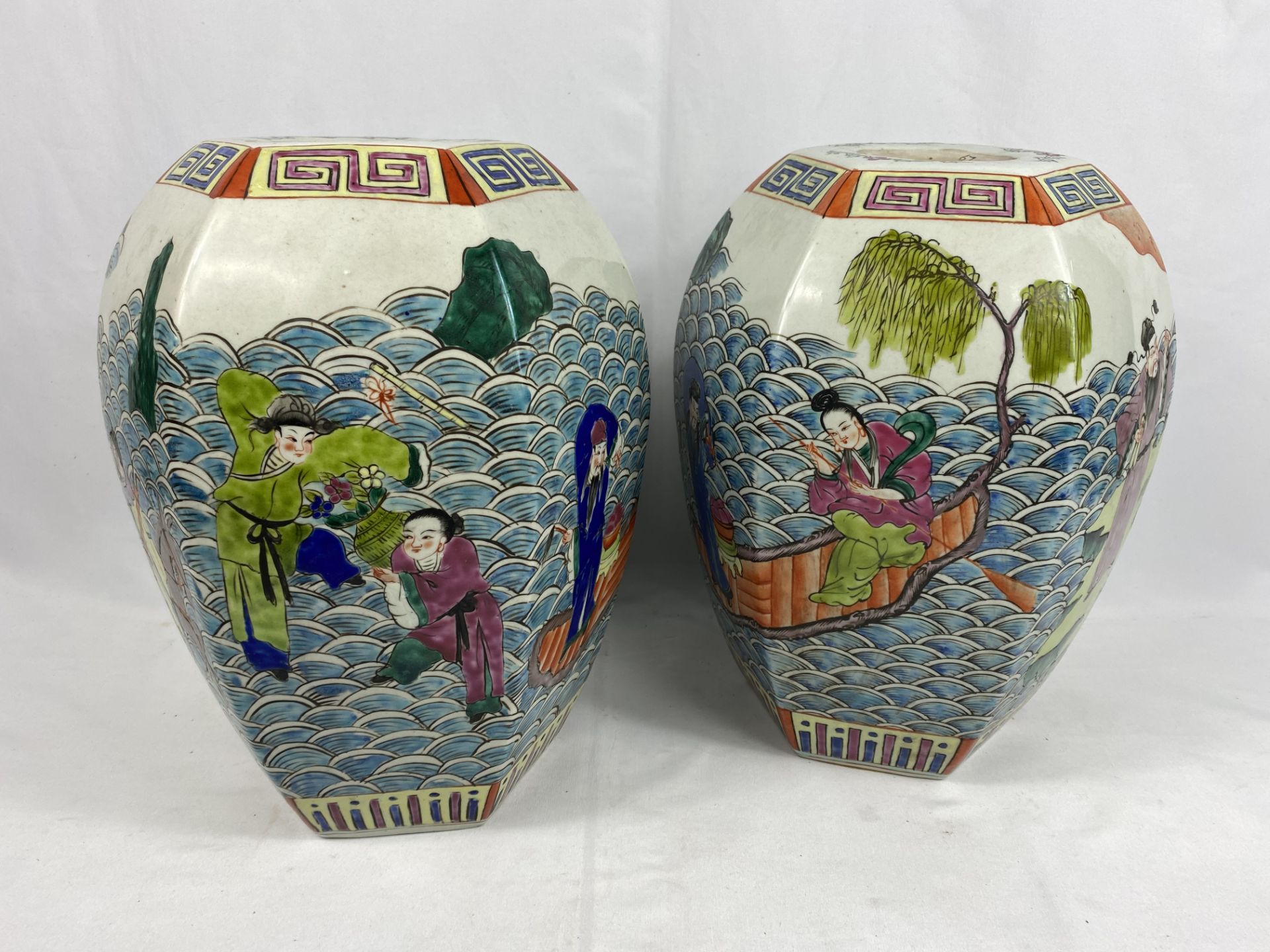 Pair of Oriental vases