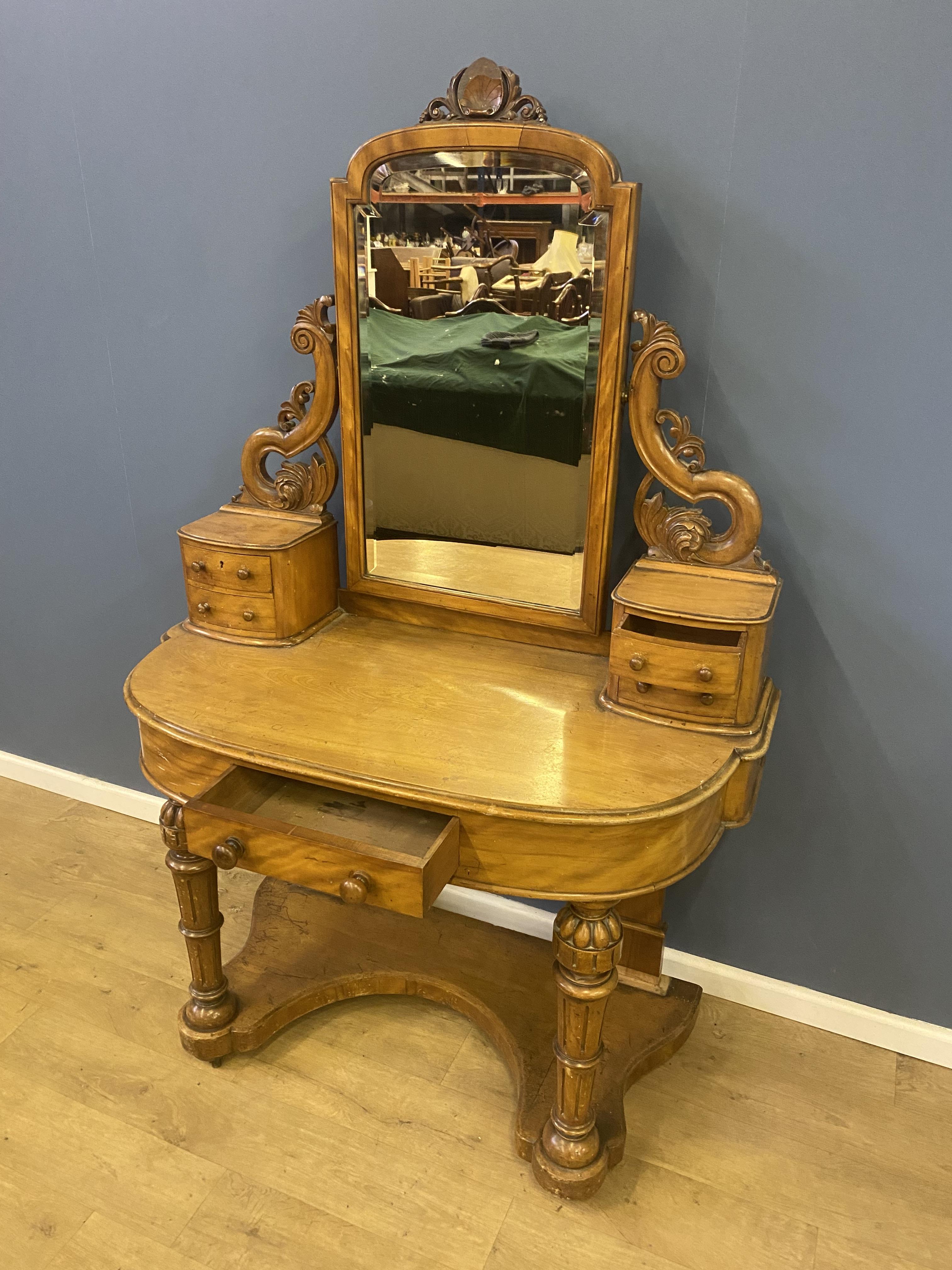 Victorian mahogany dressing table - Image 4 of 5
