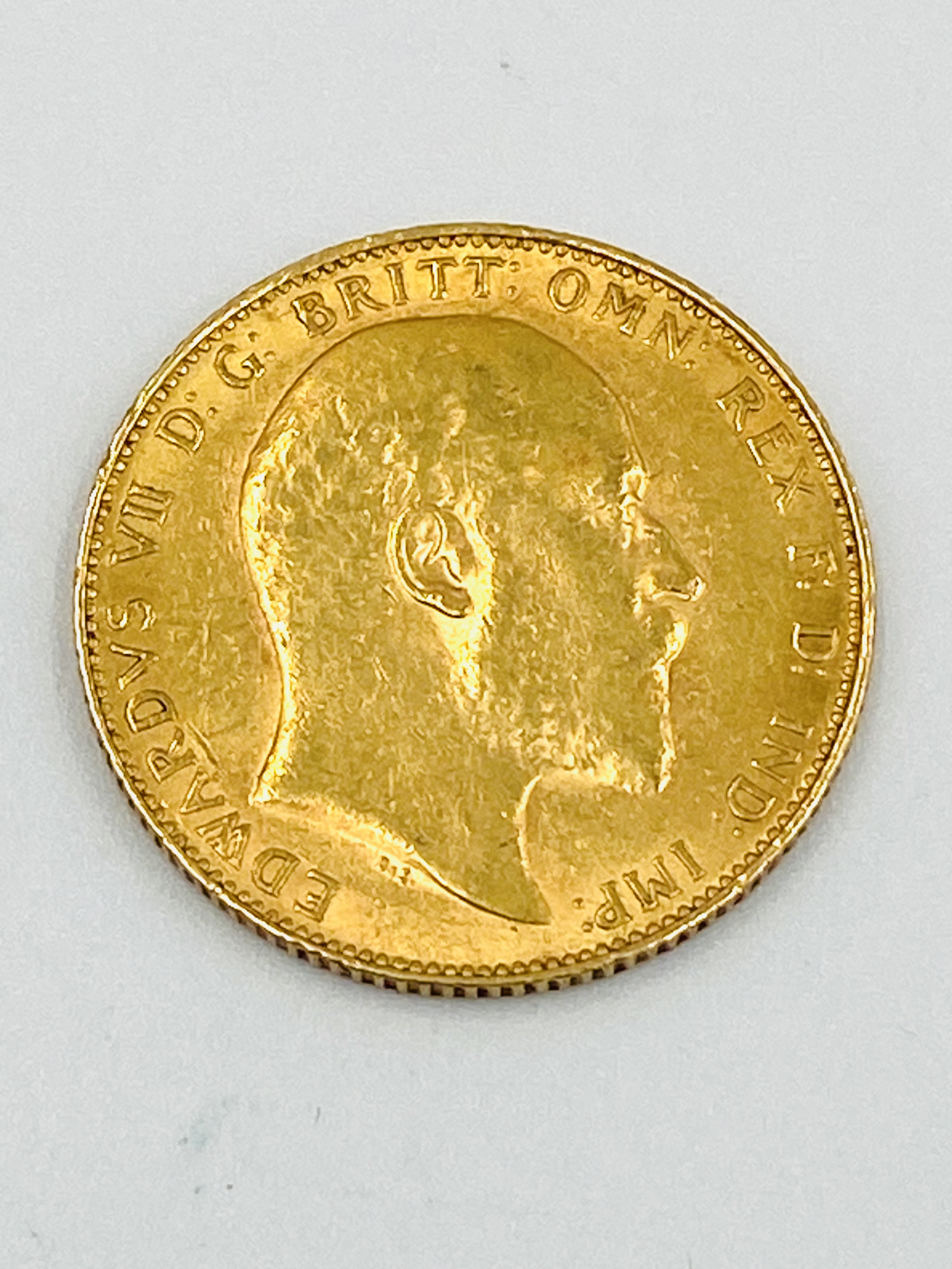 Edward VII sovereign, 1904