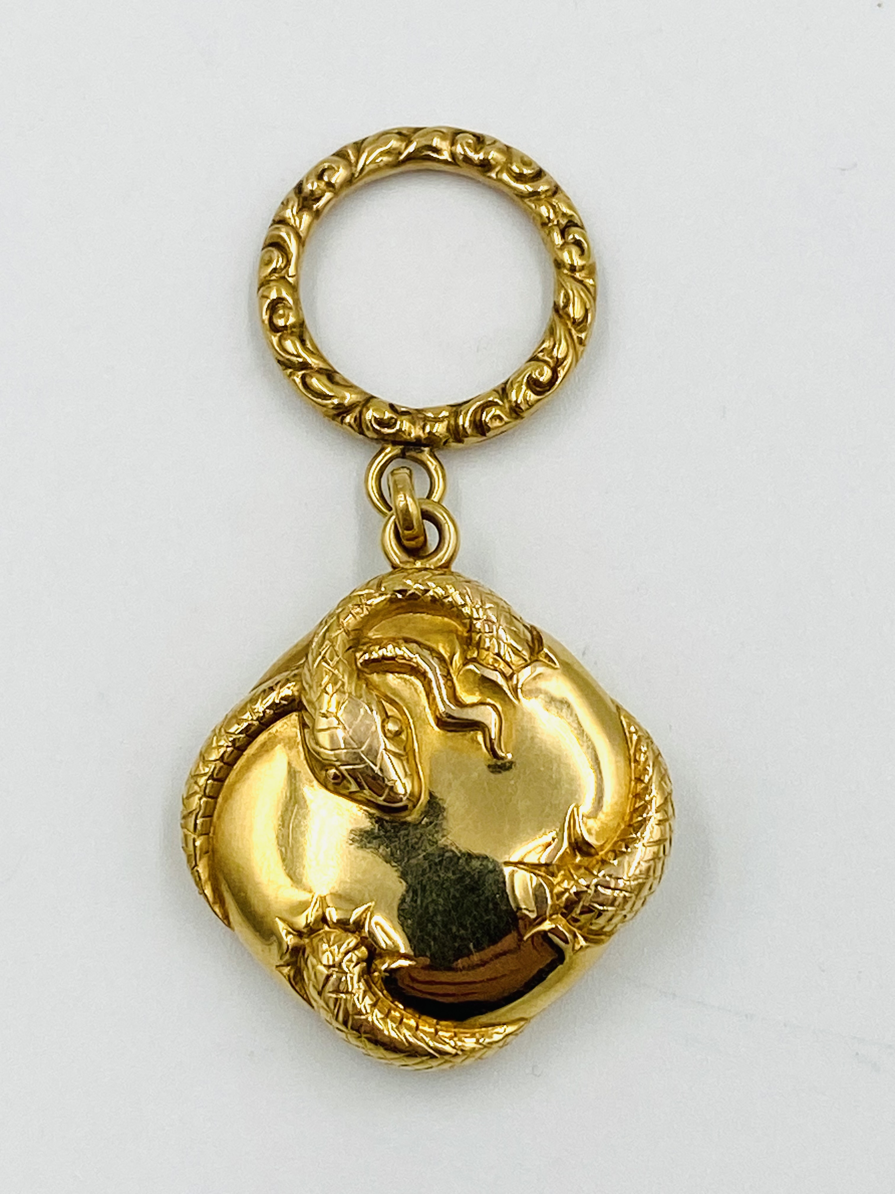 Gold locket - Image 2 of 3