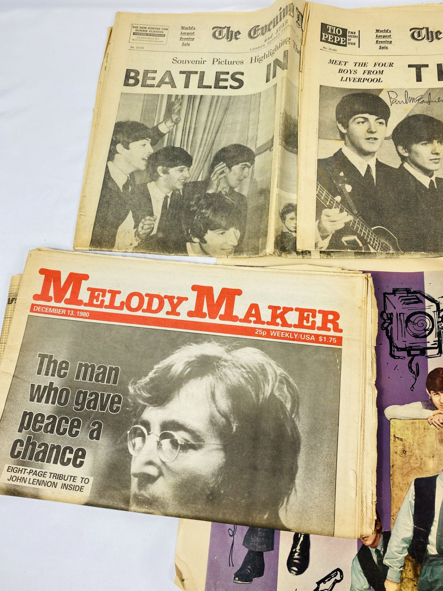A quantity of newspapers and magazines of Beatles interest. - Image 4 of 5