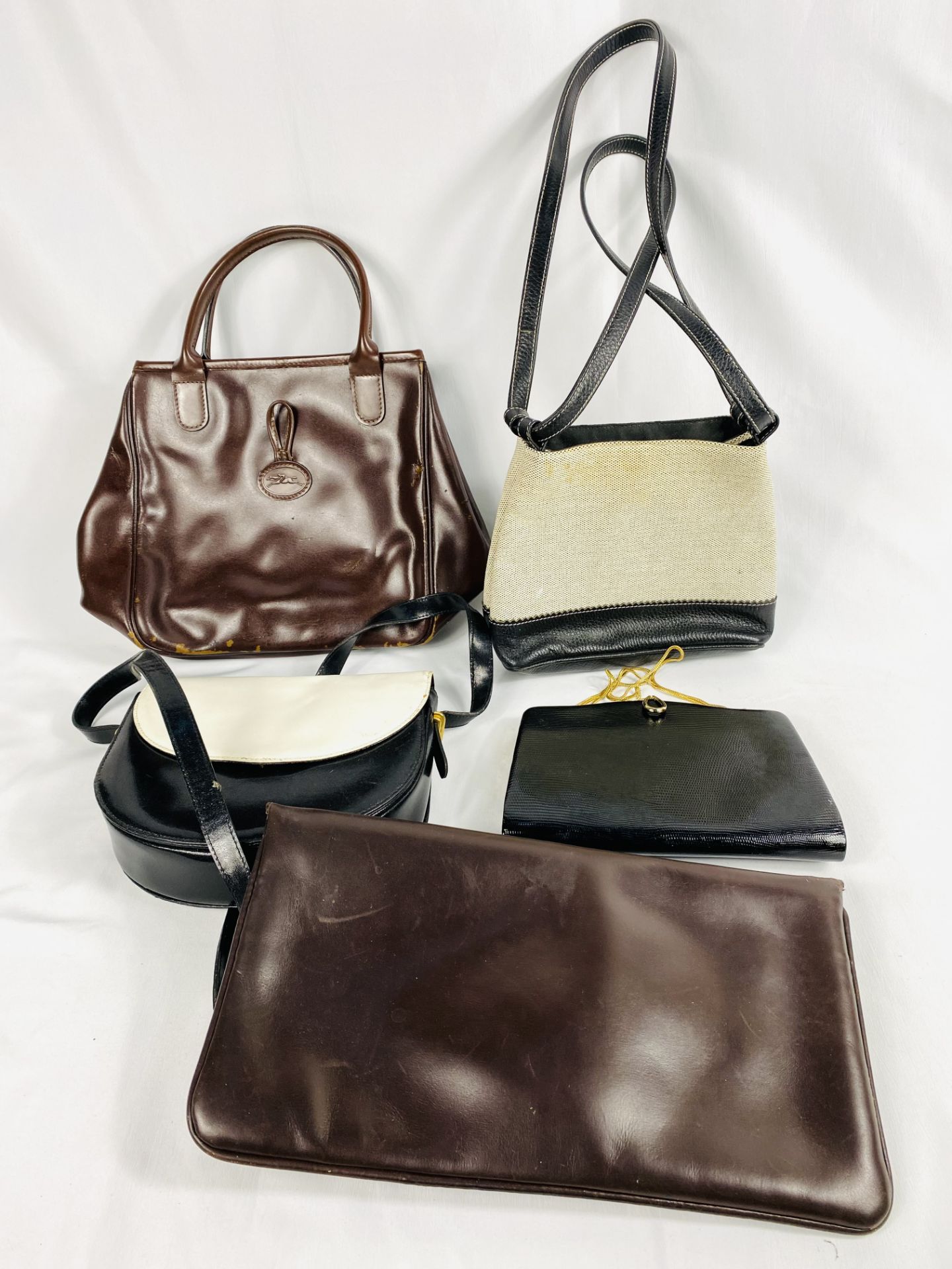 Five fashion handbags