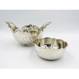Two Continental silver bowls