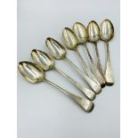 Seven silver spoons