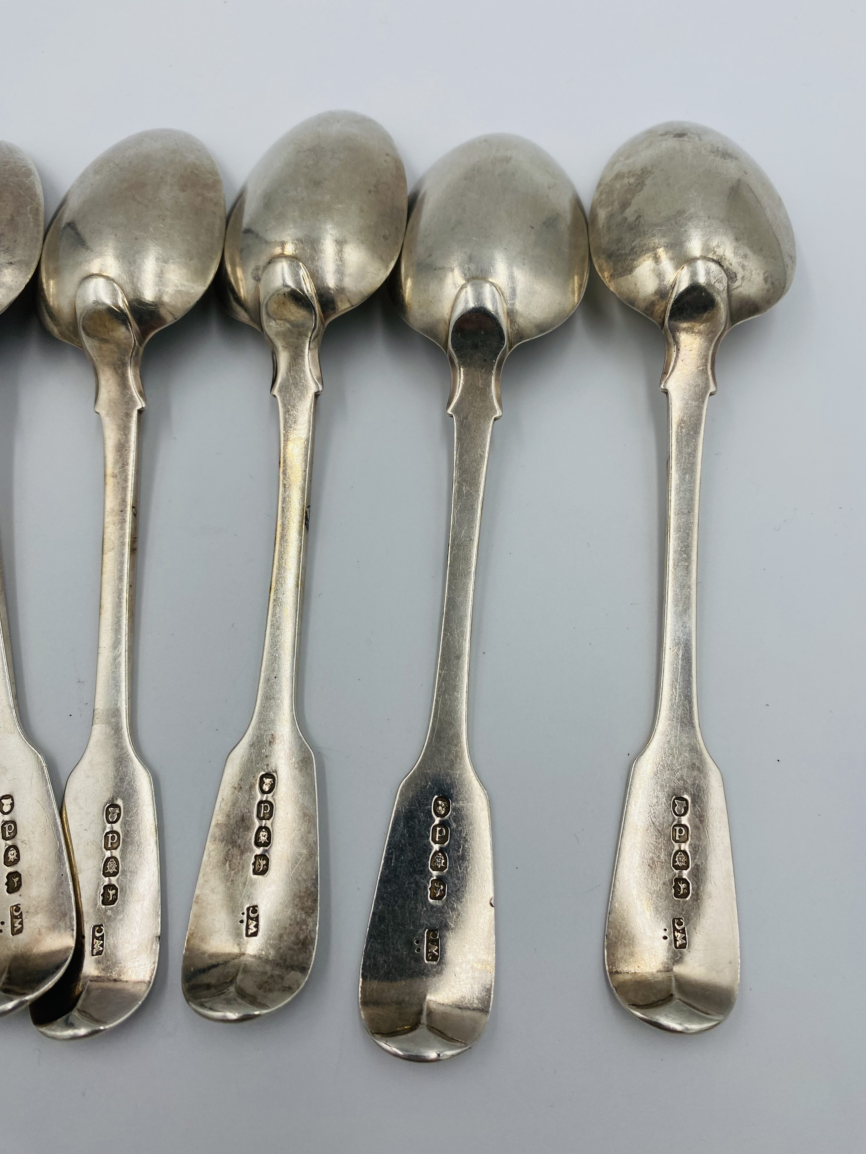 Six silver spoons - Image 3 of 3
