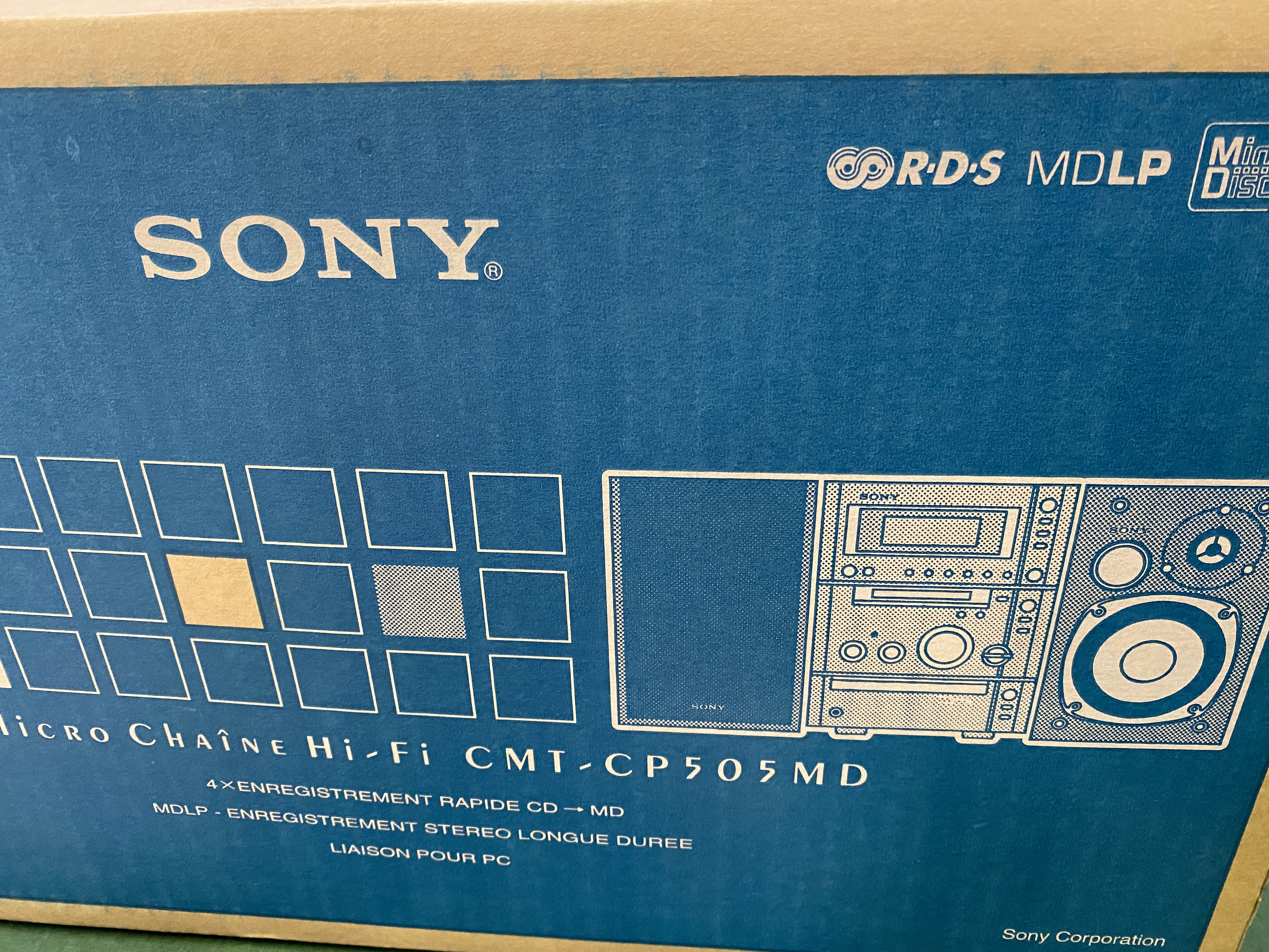 Sony minidisc HI-Fi system CMT-CP505MD in original box. - Image 3 of 3