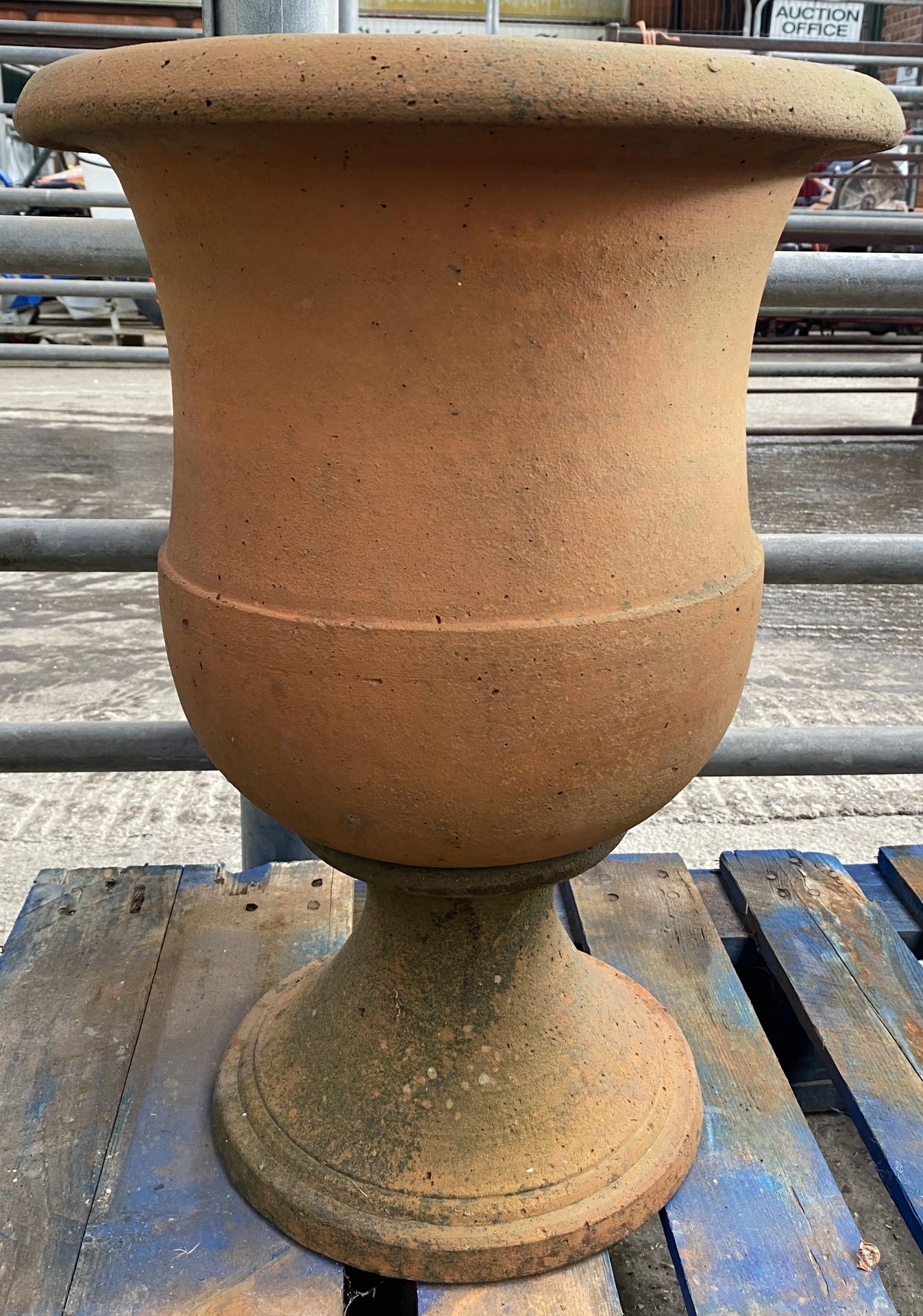 Terracotta urn planter. From the Estate of Dame Mary Quant - Image 2 of 4