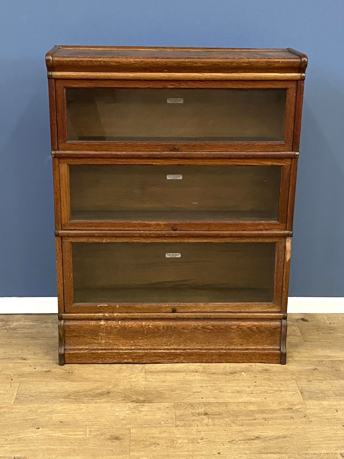 Three tier Globe-Wernicke bookcase