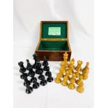 Jacques and Son Staunton style chess set