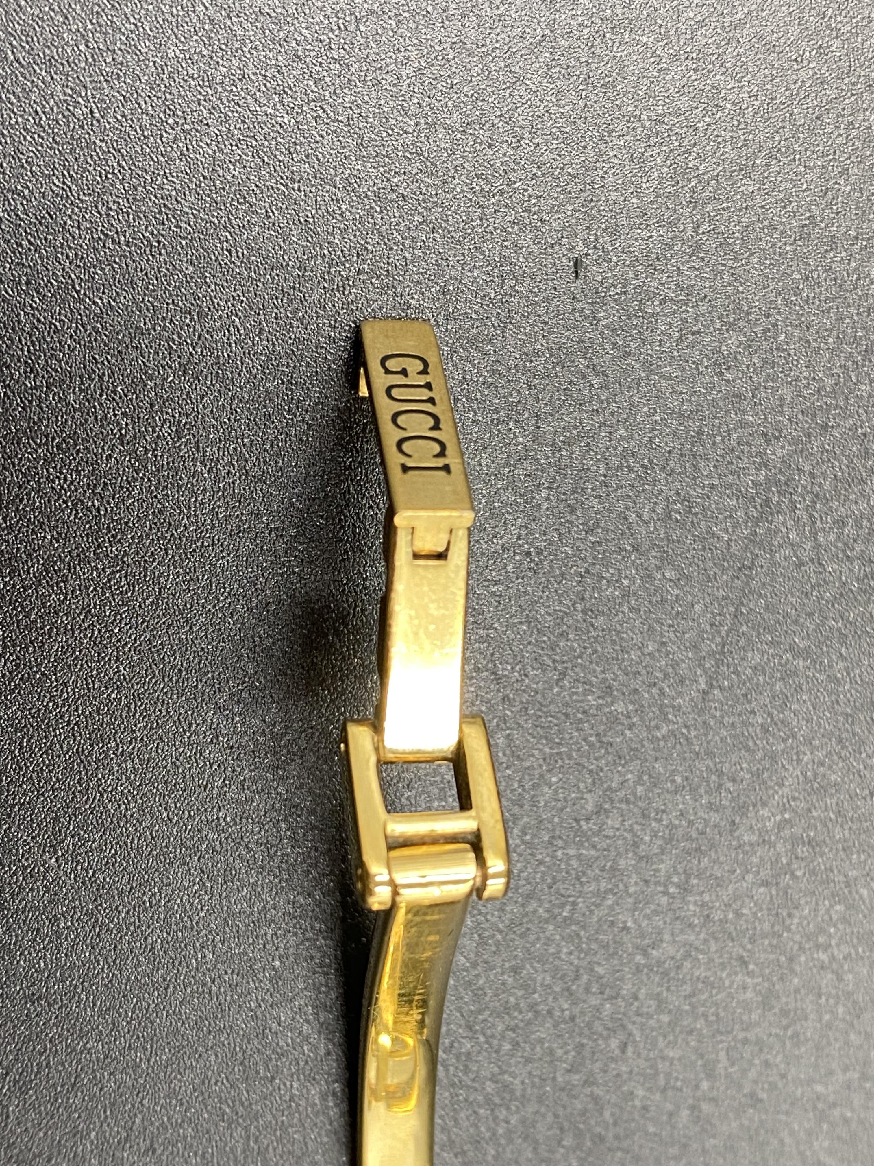 18ct gold ladies Gucci watch - Image 6 of 6