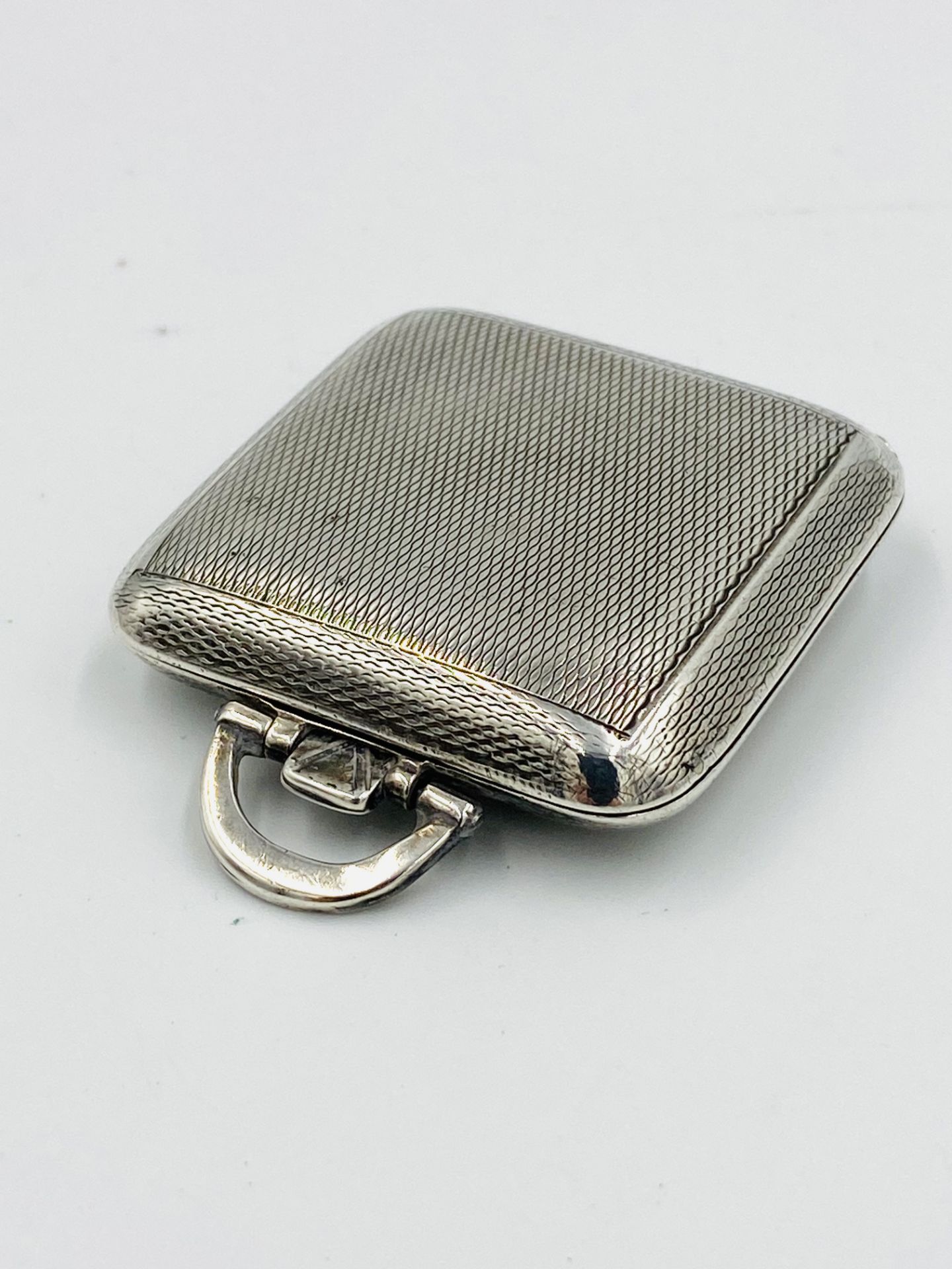 Silver cased purse watch