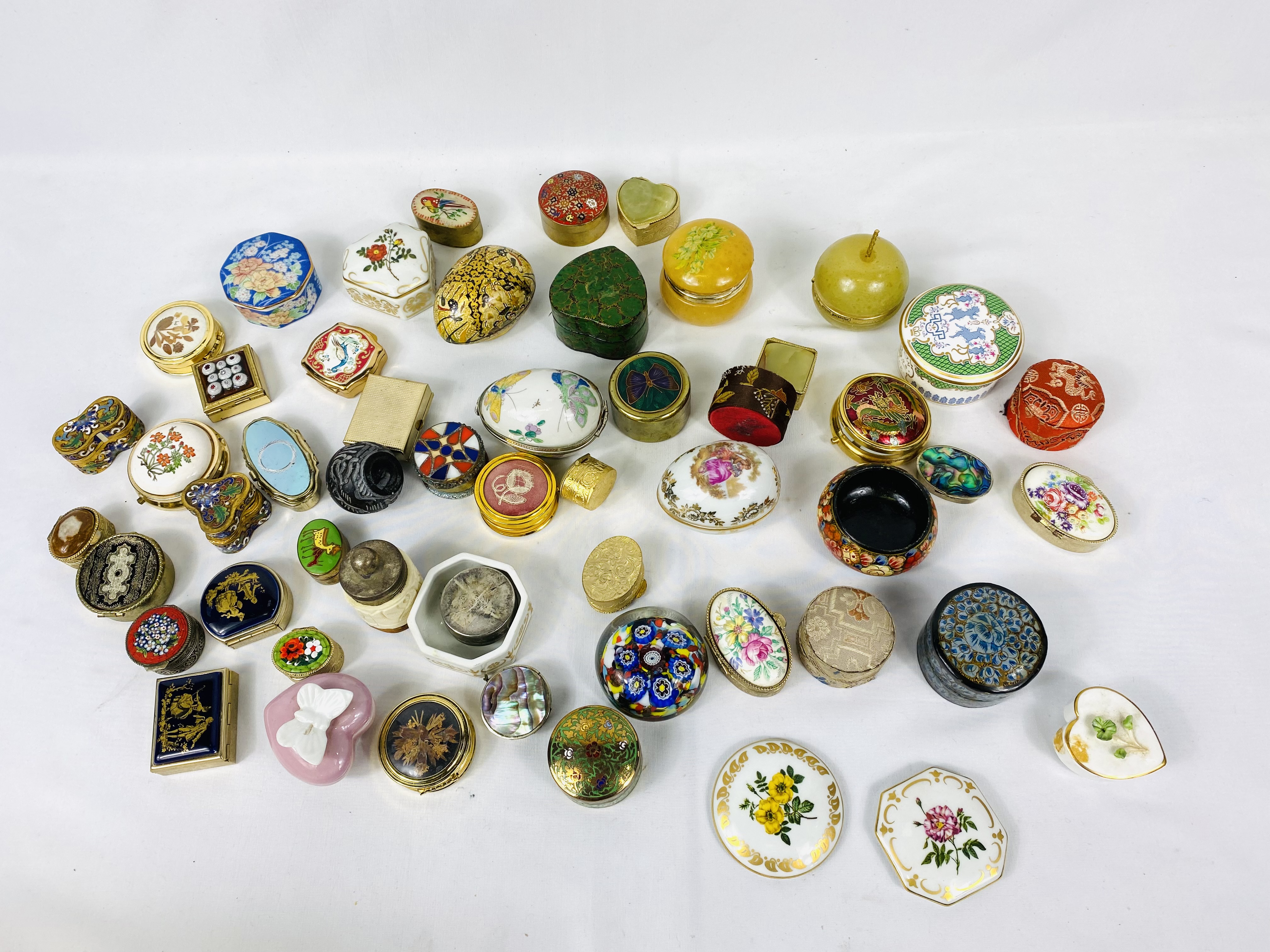 Collection of pill boxes