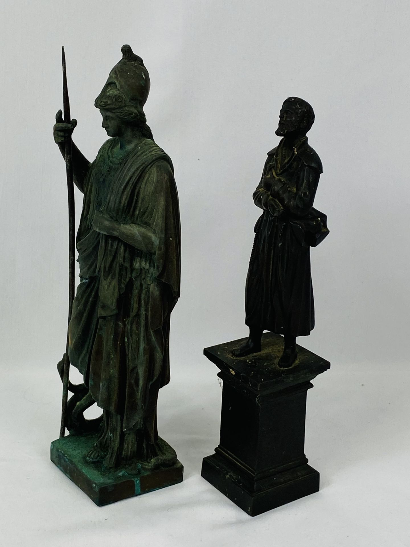 Two spelter figurines. From the Estate of Dame Mary Quant - Image 2 of 3