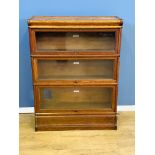 Three tier Globe-Wernicke bookcase