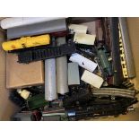 Quantity of 00 gauge railway carriages, track and accessories