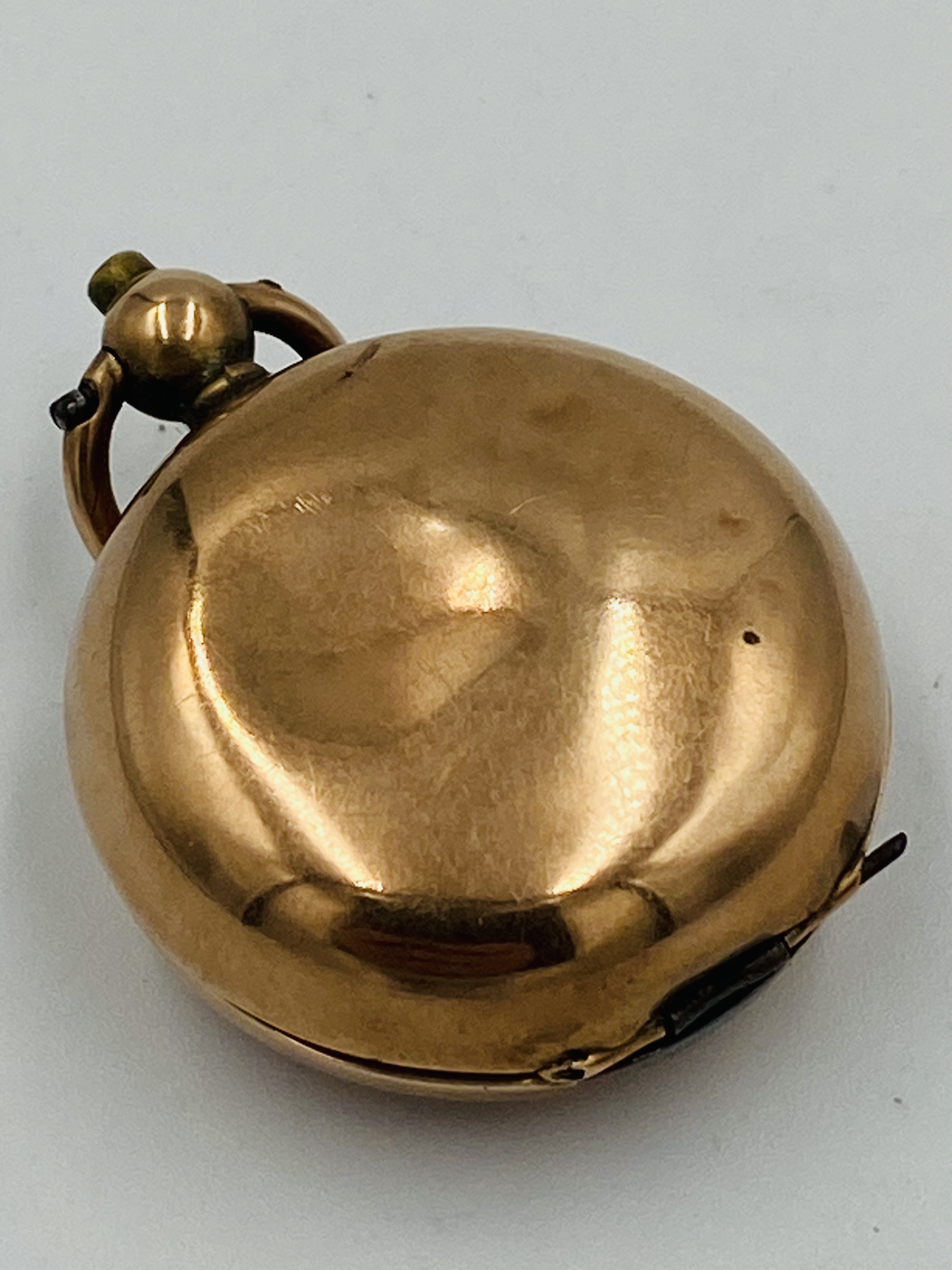 9ct gold coin holder, Birmingham 1899 - Image 3 of 4