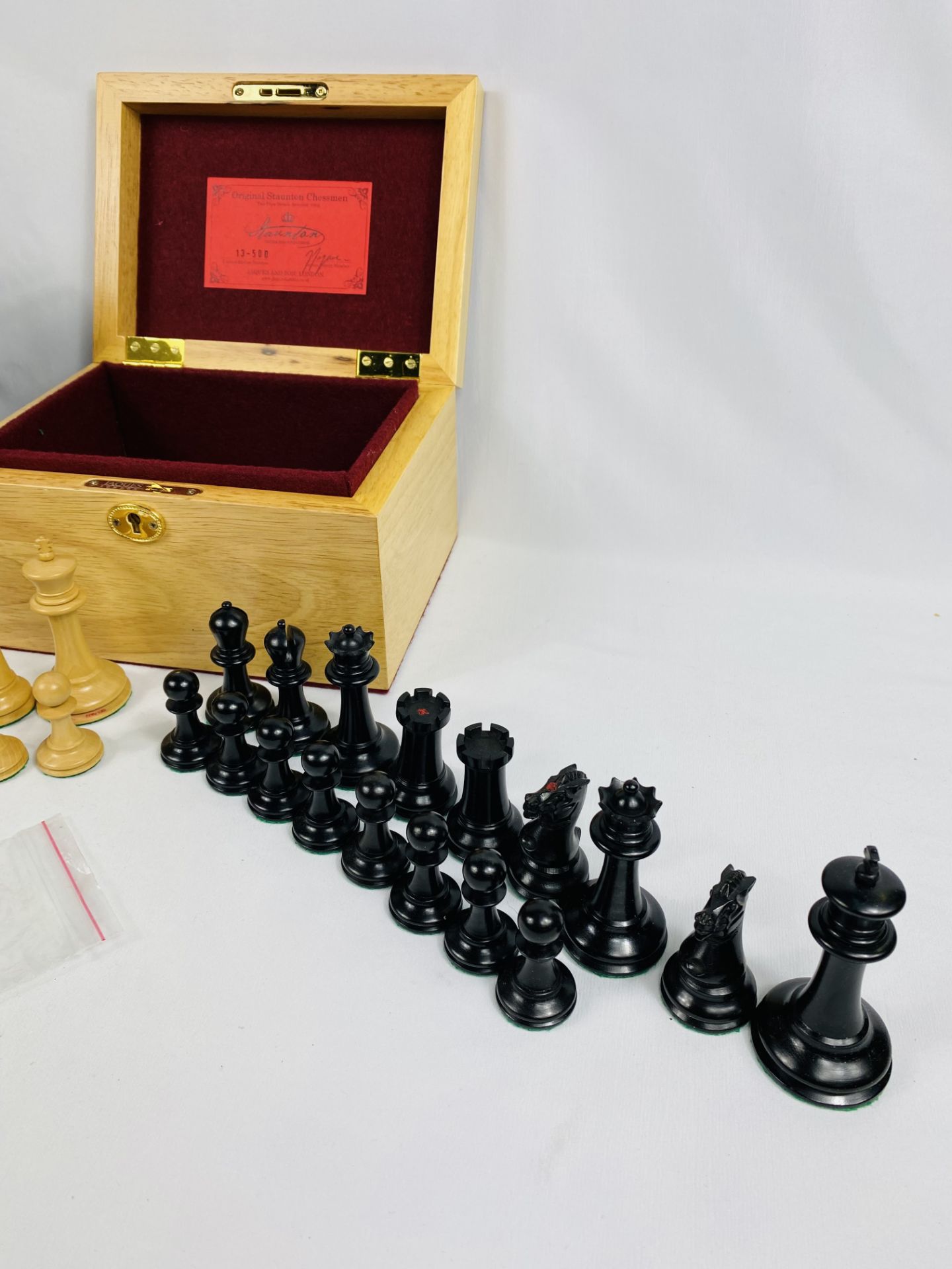 Jacque and Son Staunton limited edition chess set - Image 3 of 5