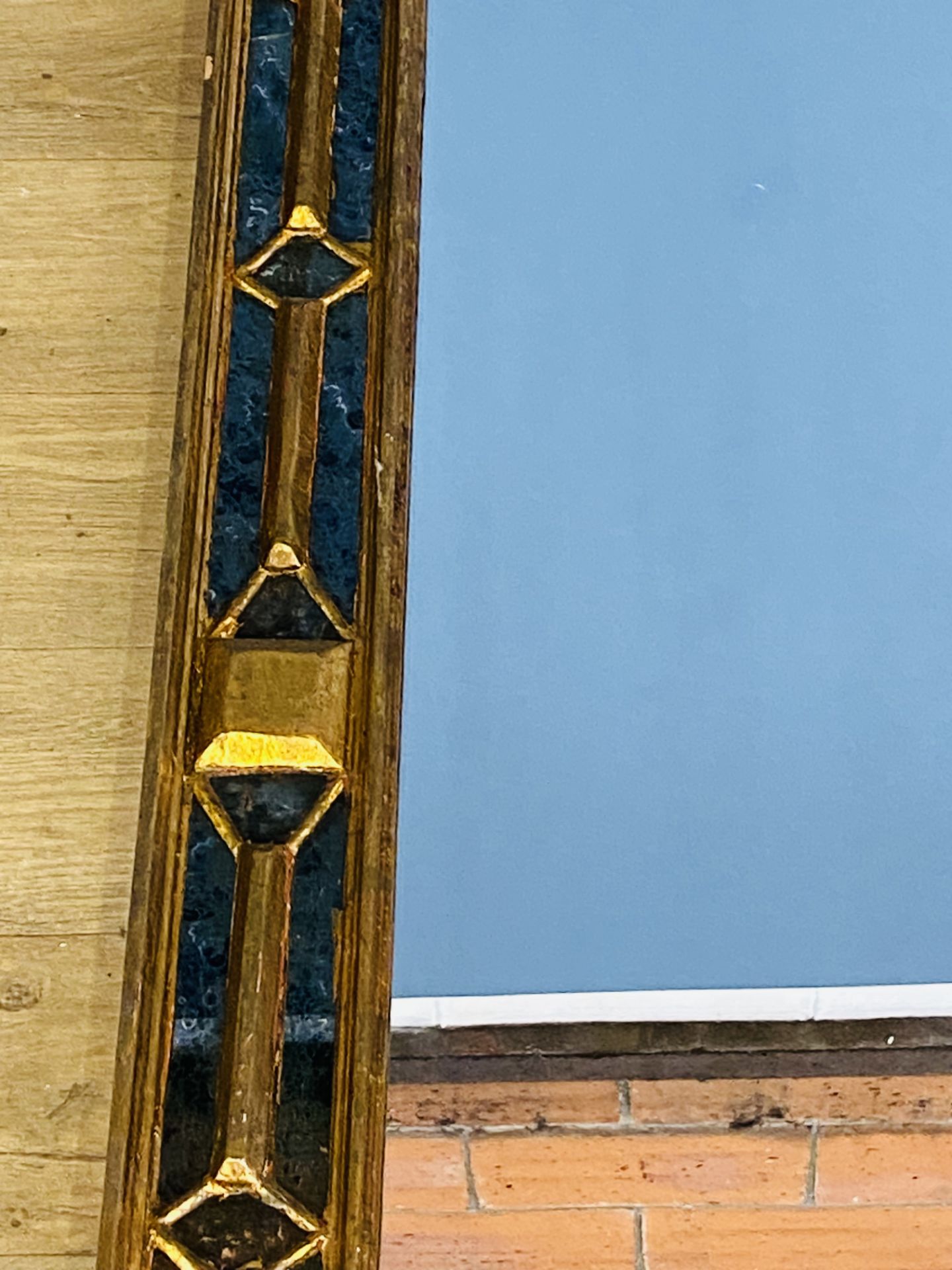 Gilt framed pillar mirror. From the Estate of Dame Mary Quant - Image 5 of 5