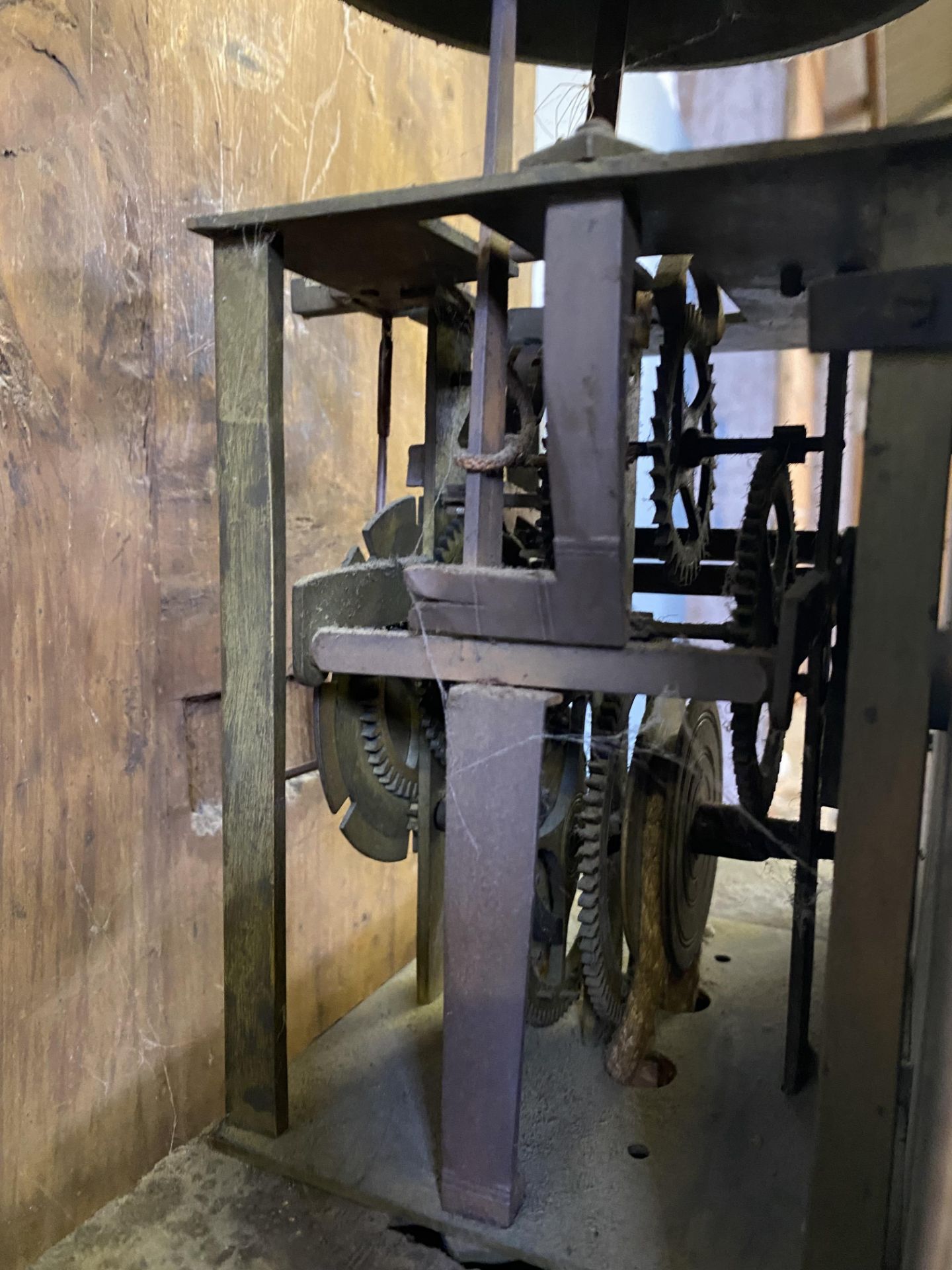 Longcase clock with brass dial. From the Estate of Dame Mary Quant - Image 7 of 7