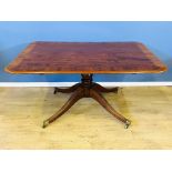 Victorian mahogany tilt top breakfast table