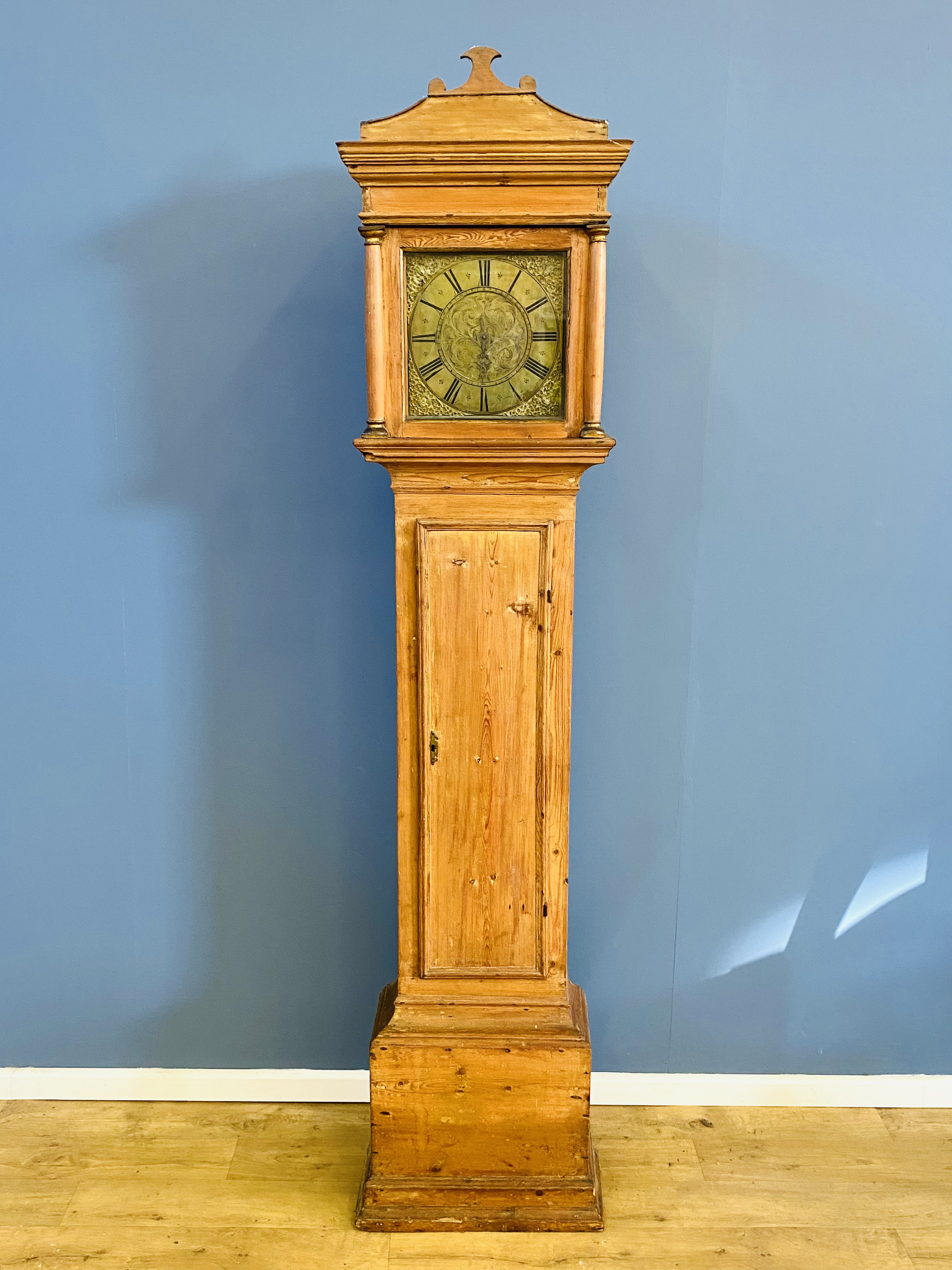 Longcase clock with brass dial. From the Estate of Dame Mary Quant - Image 2 of 7