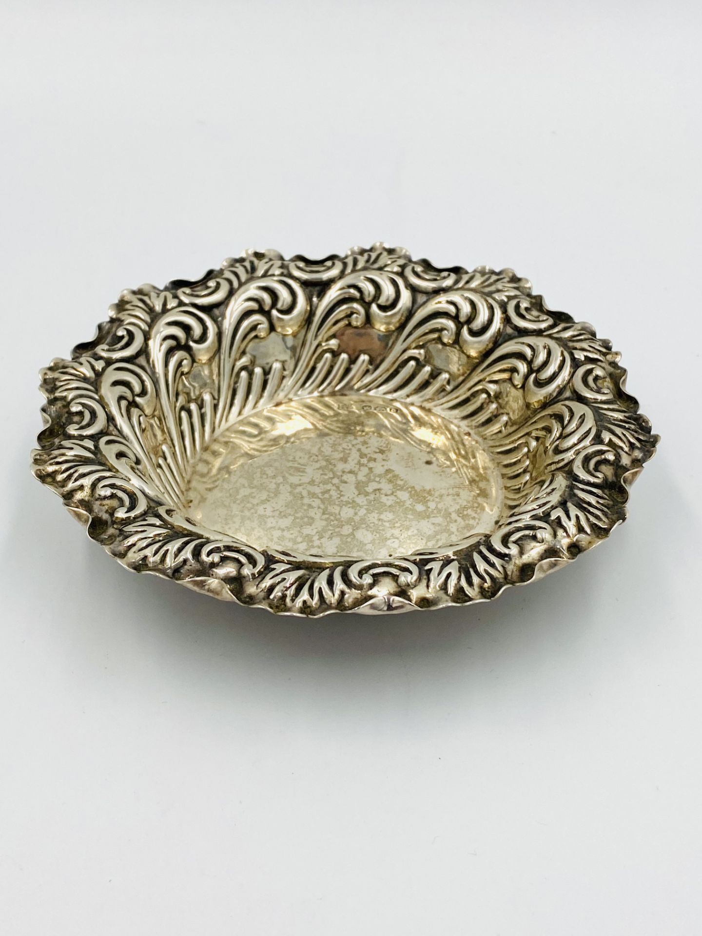 Silver dish, London 1896