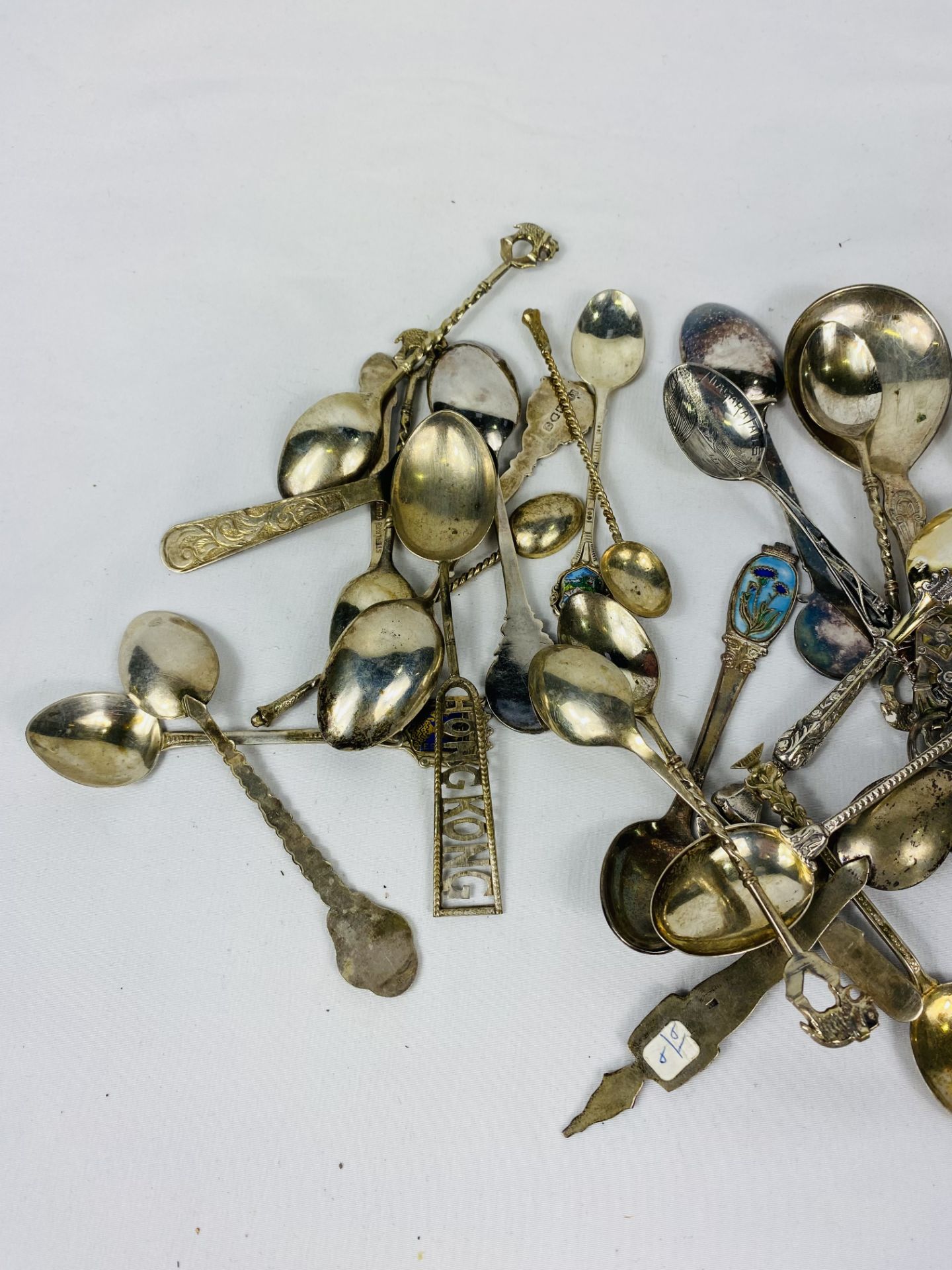 Quantity of silver tea spoons - Image 3 of 4