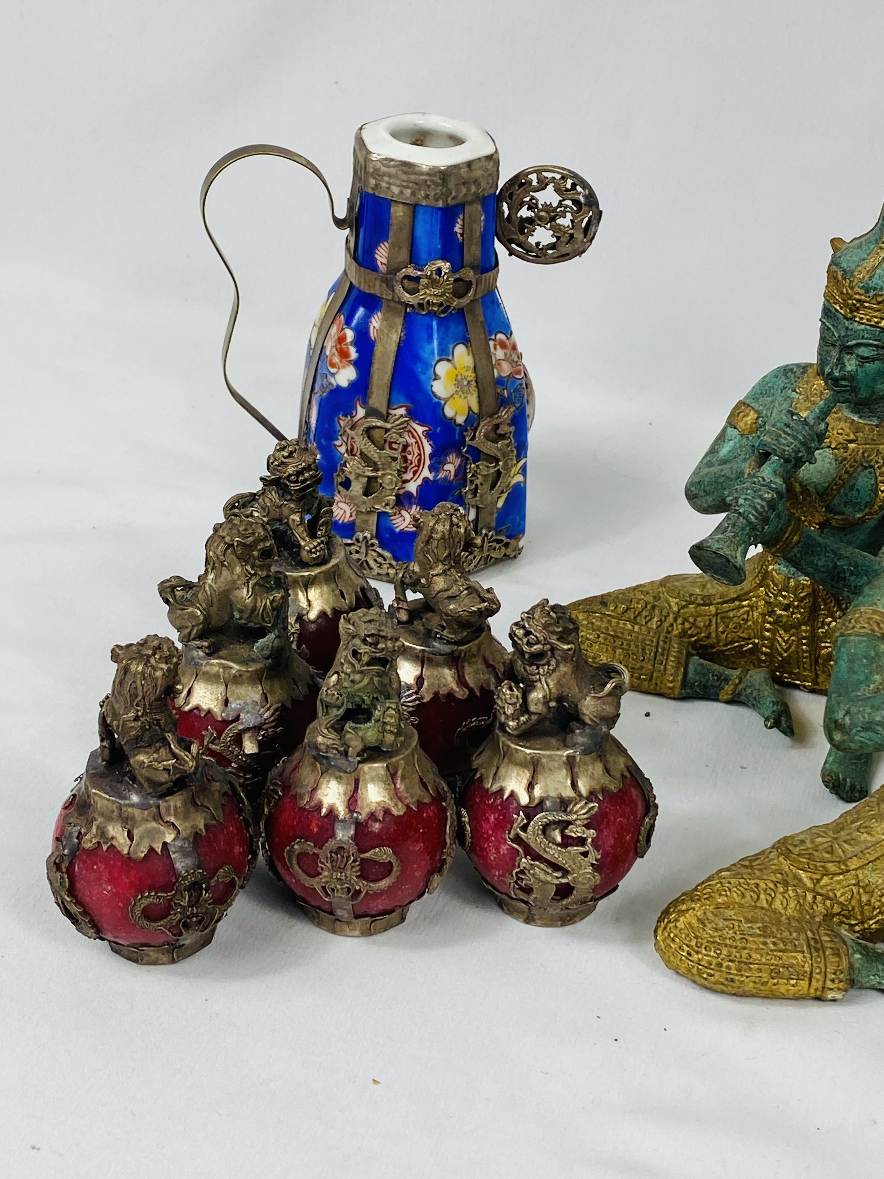 Collection of Oriental figurines and other items - Image 3 of 3