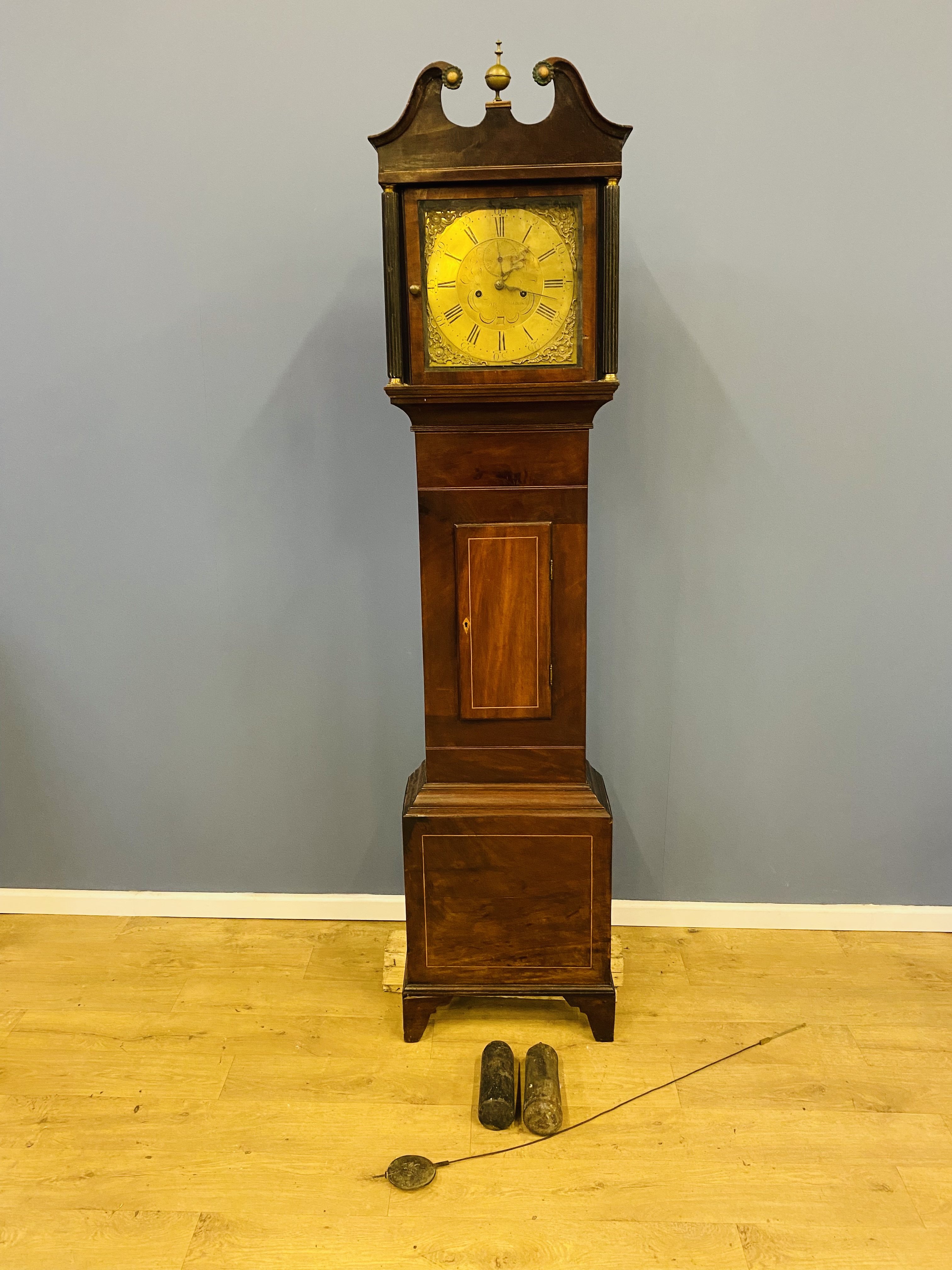 19th century longcase clock - Image 2 of 5