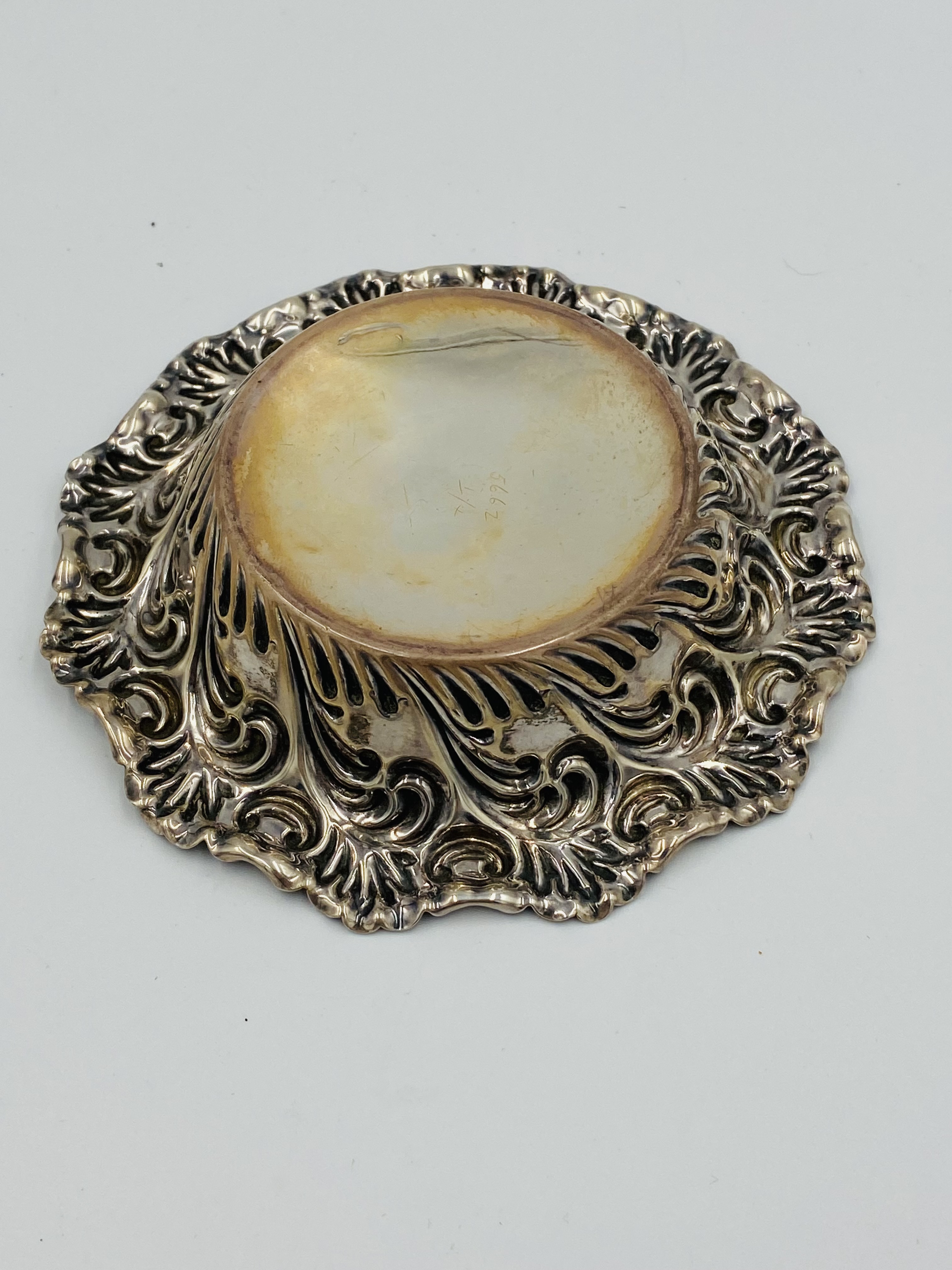 Silver dish, London 1896 - Image 3 of 3