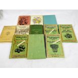 Collection of books on vegetable and flower growing