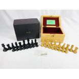 Jacque and Son Staunton limited edition chess set
