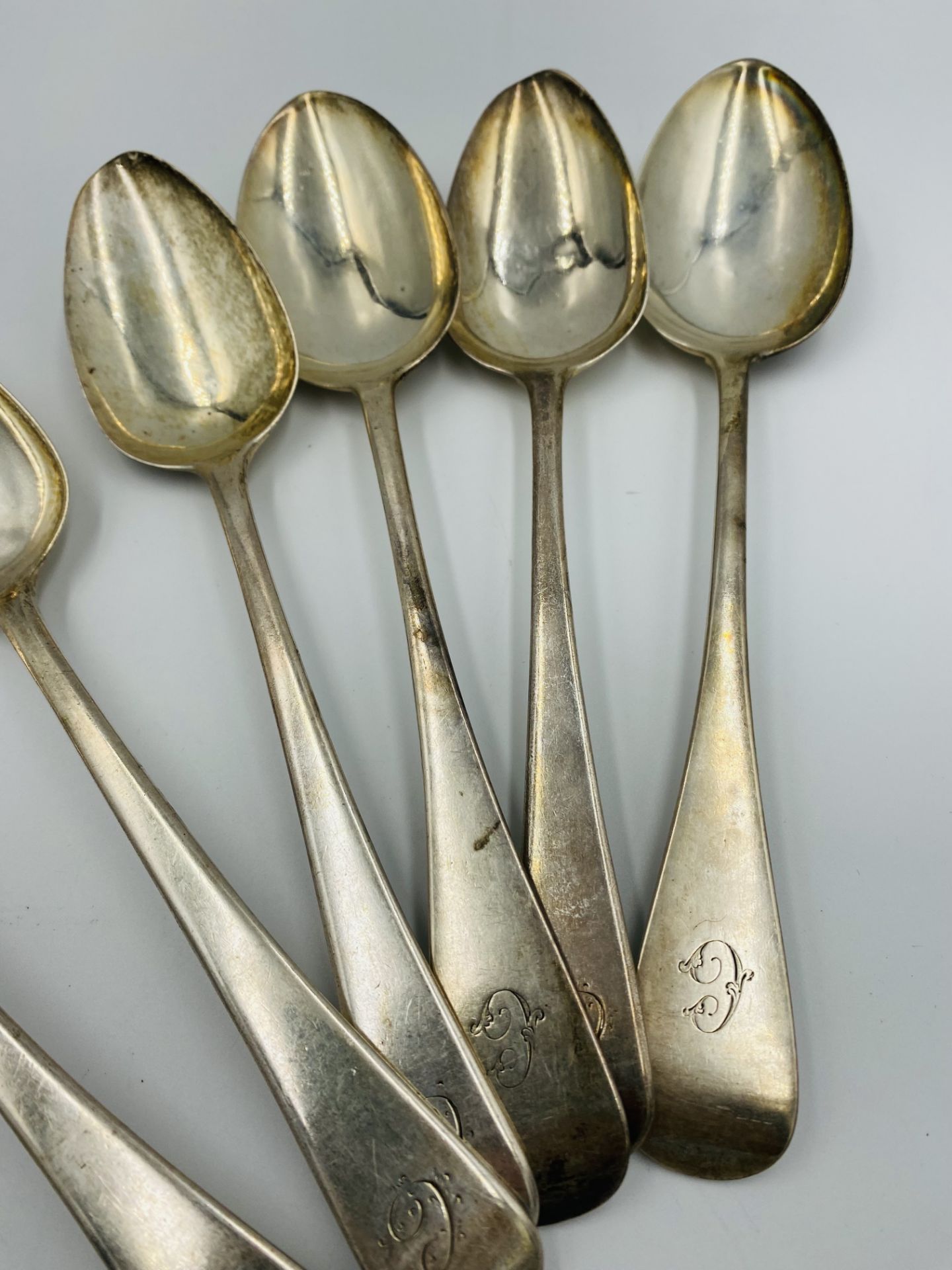 Seven silver spoons - Image 2 of 4