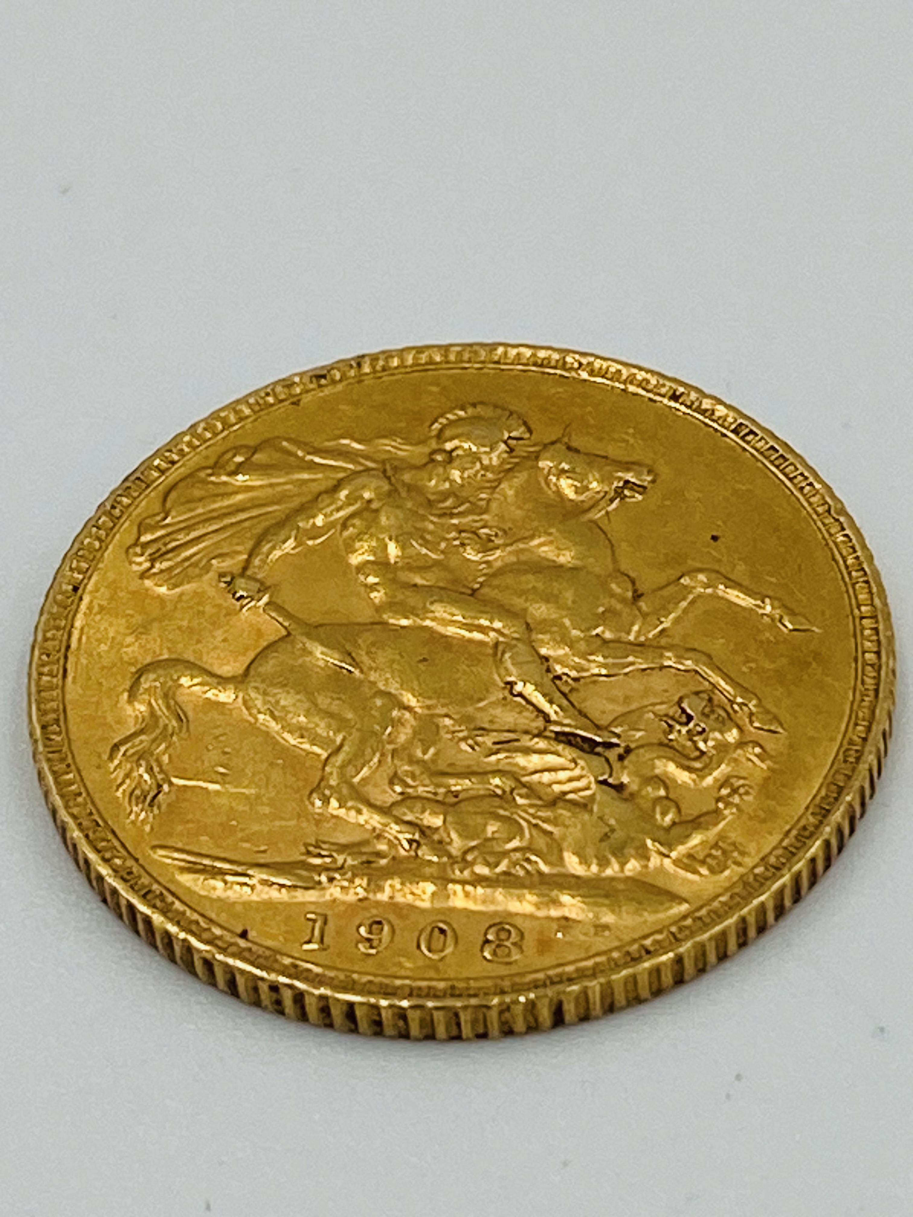 Edward VII sovereign, 1904 - Image 3 of 3