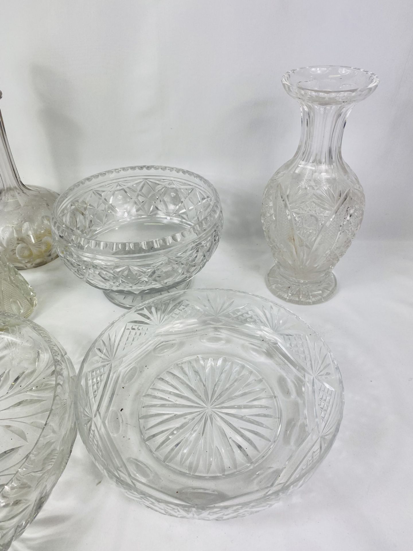 Collection of cut glass items - Image 2 of 4