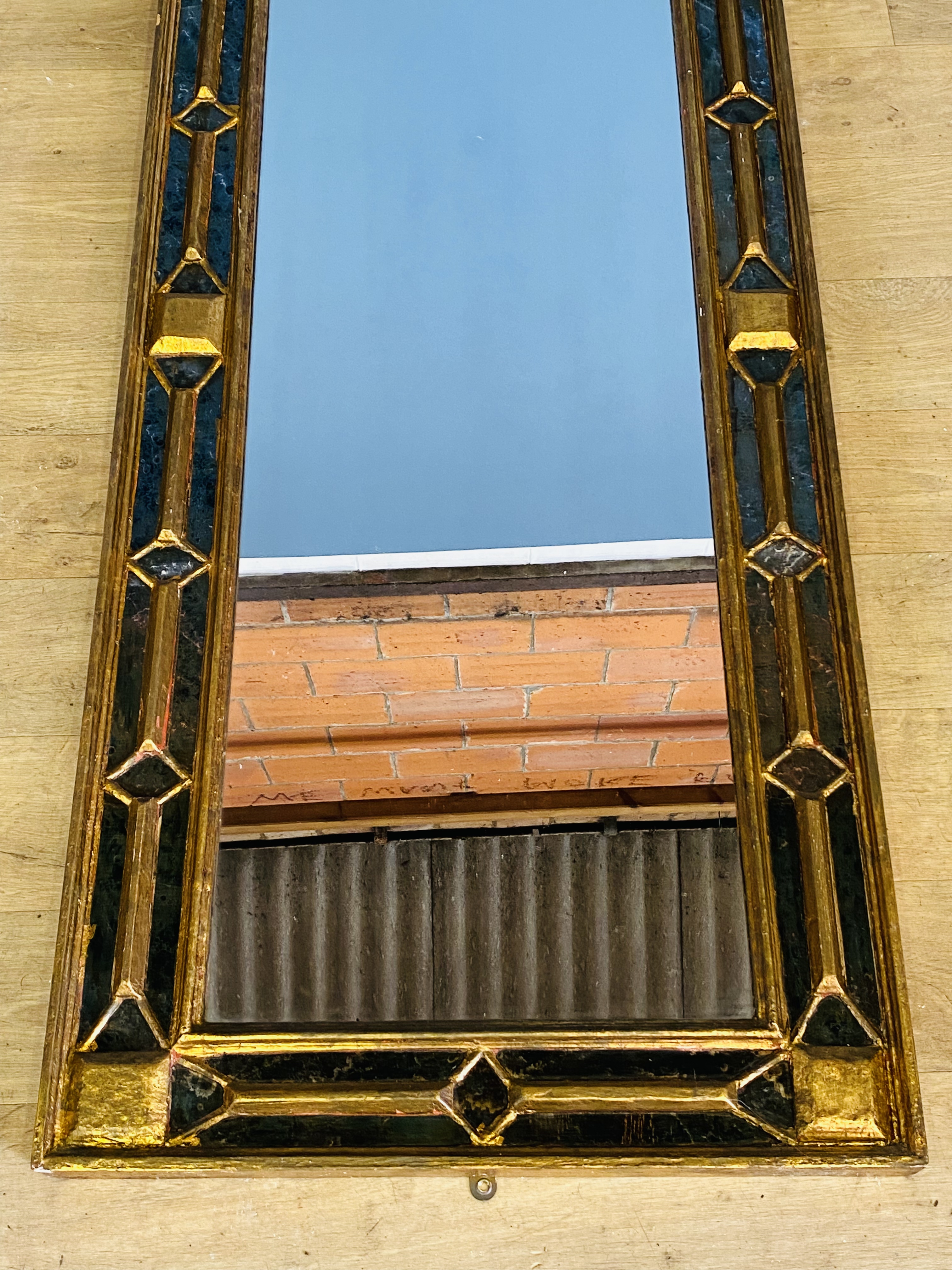 Gilt framed pillar mirror. From the Estate of Dame Mary Quant - Image 3 of 5