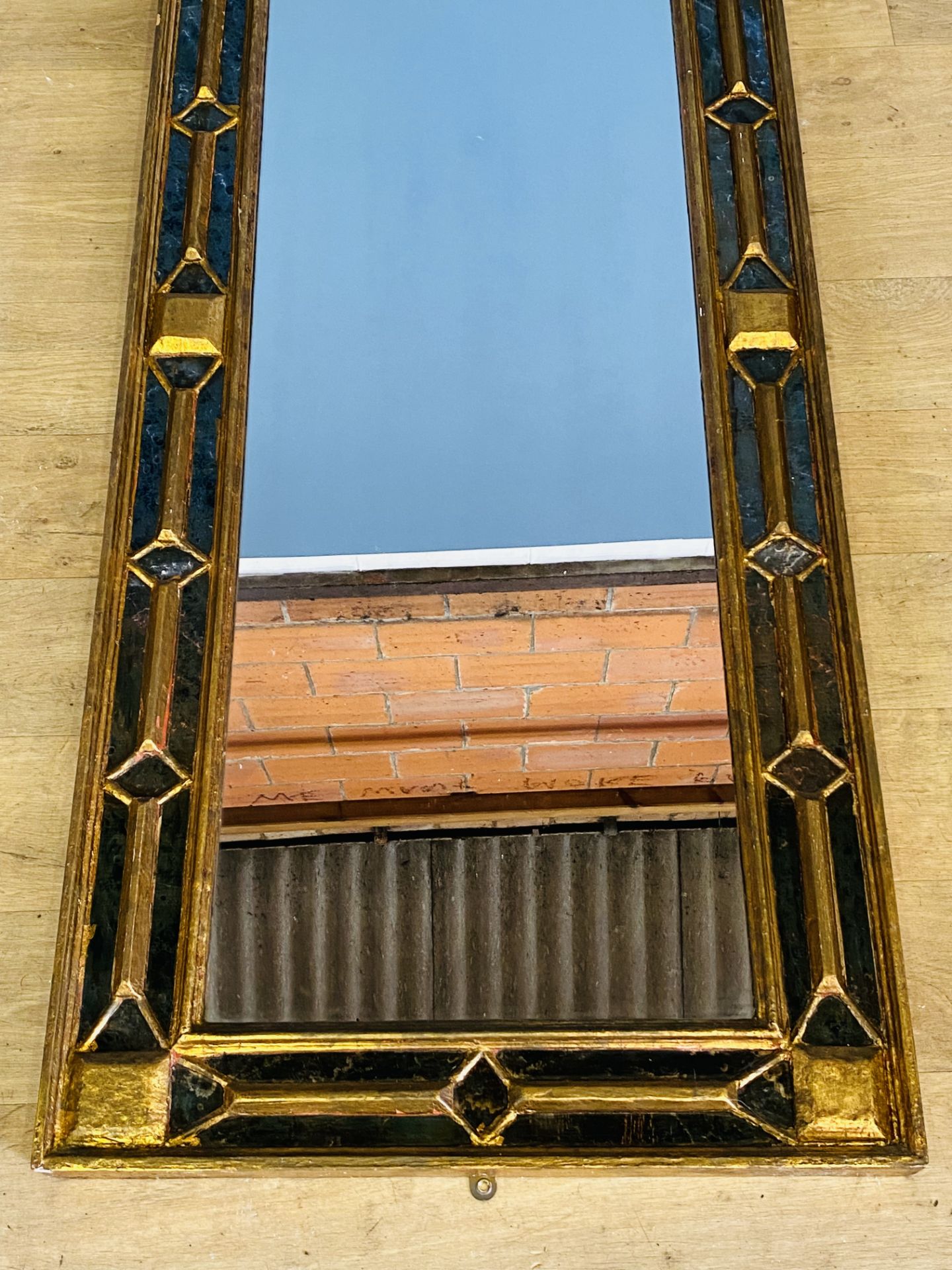 Gilt framed pillar mirror. From the Estate of Dame Mary Quant - Image 3 of 5