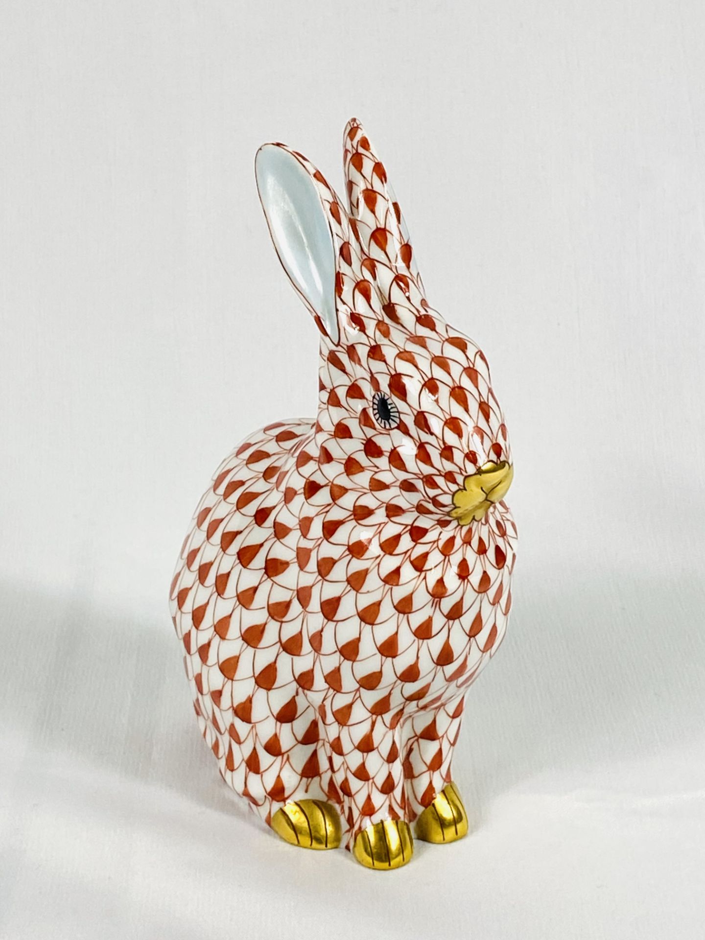 Herend porcelain rabbit - Image 2 of 4