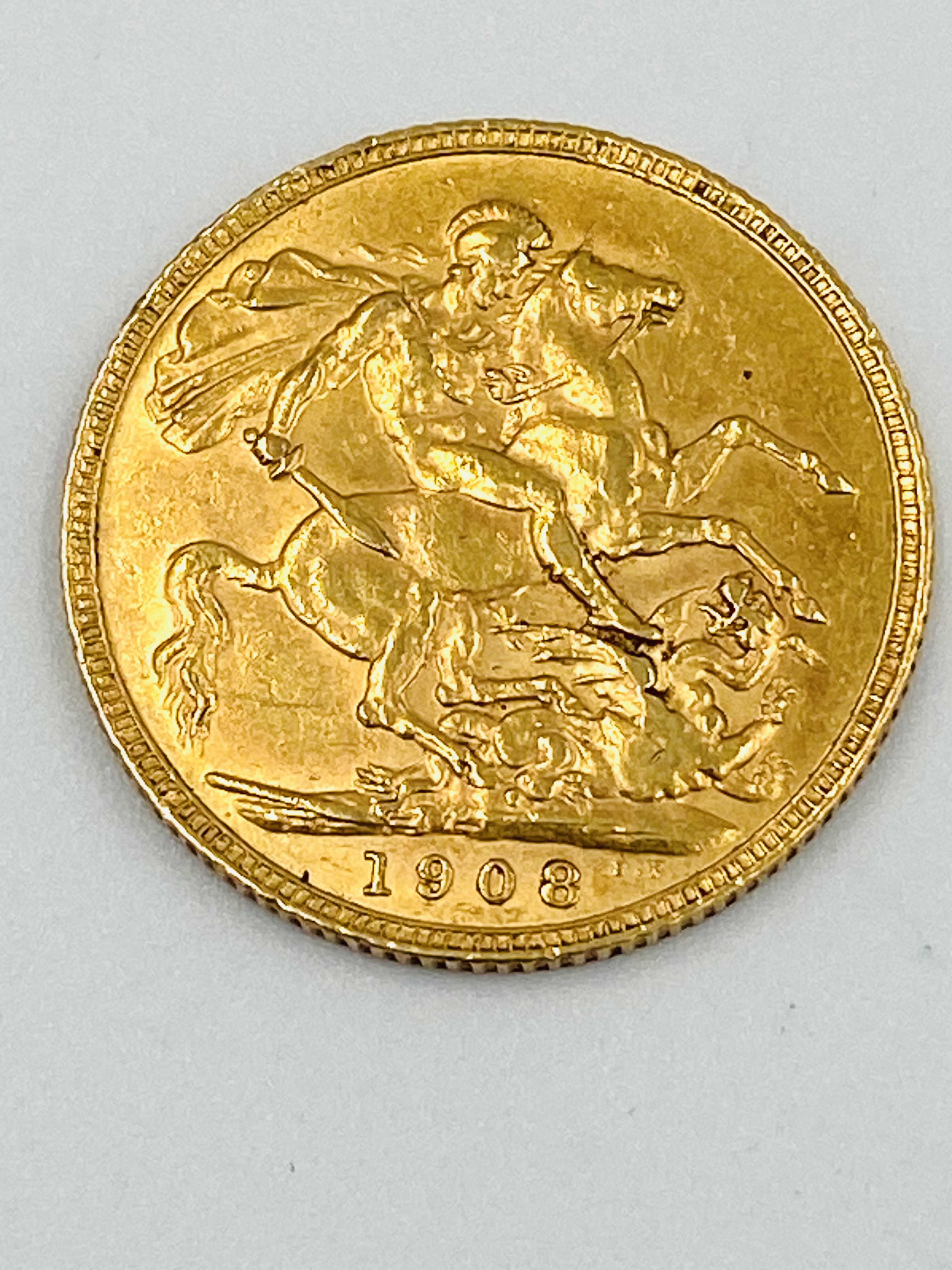 Edward VII sovereign, 1904 - Image 2 of 3